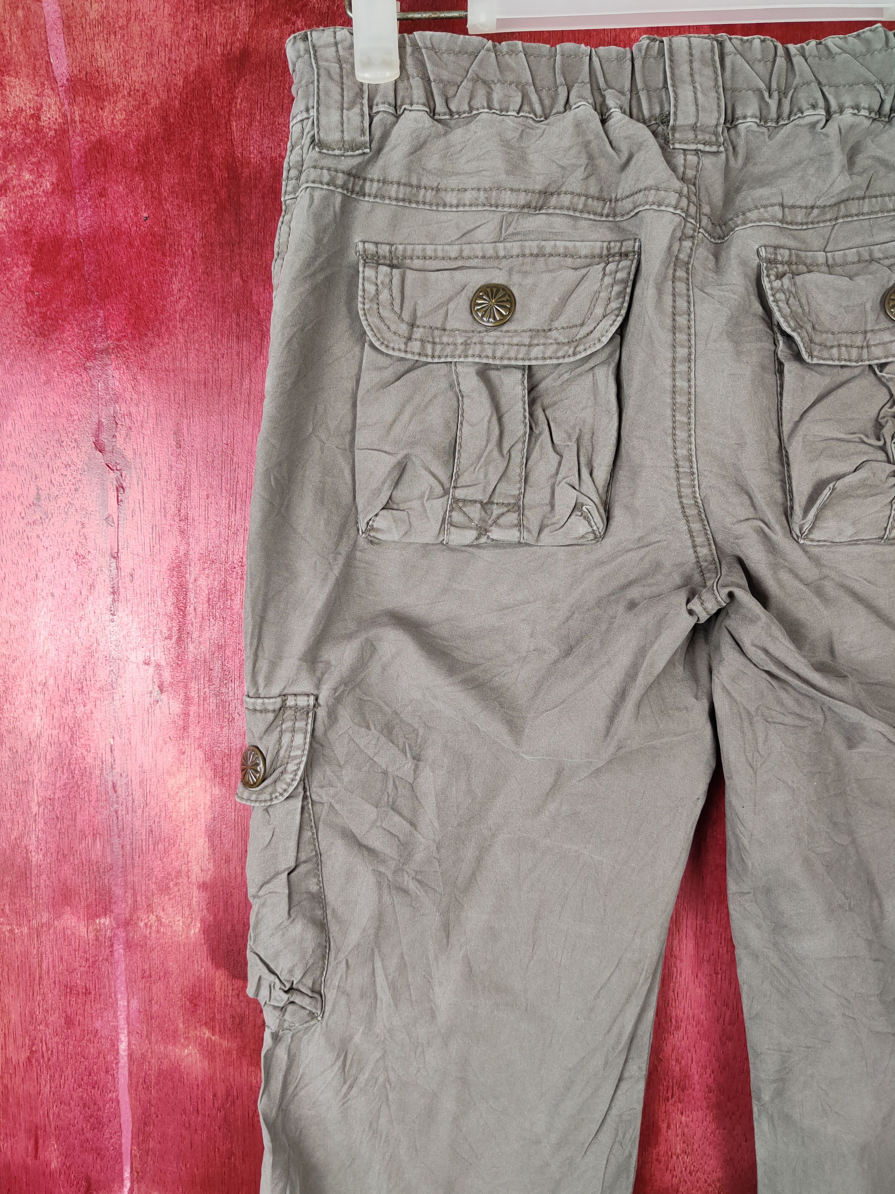 If Six Was Nine DL Japan utility Gray Multi Pocket Tactical Cargo Pant #S381 Size US 28 / EU 44 - 8 Thumbnail