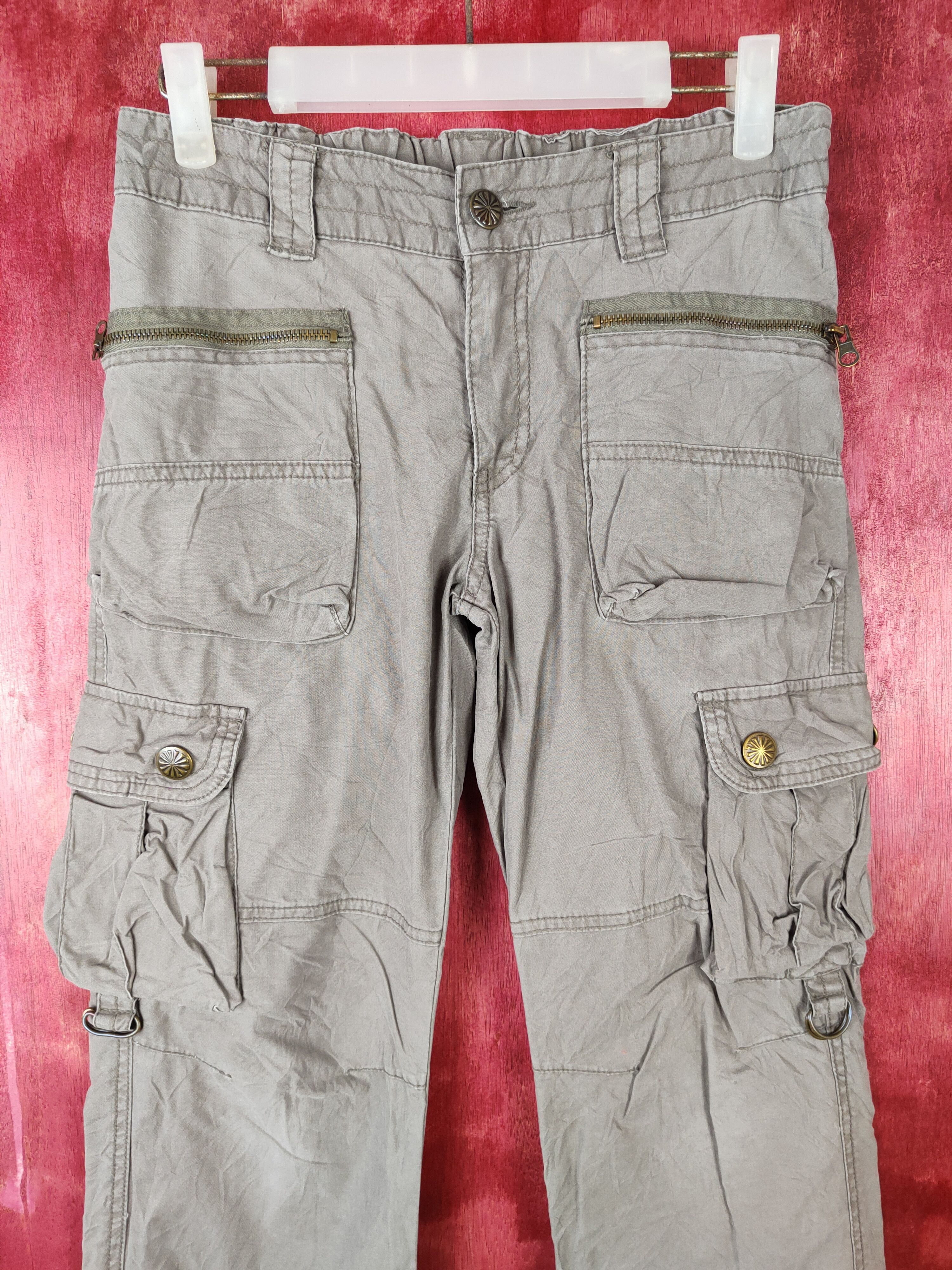 If Six Was Nine DL Japan utility Gray Multi Pocket Tactical Cargo Pant #S381 Size US 28 / EU 44 - 2 Thumbnail