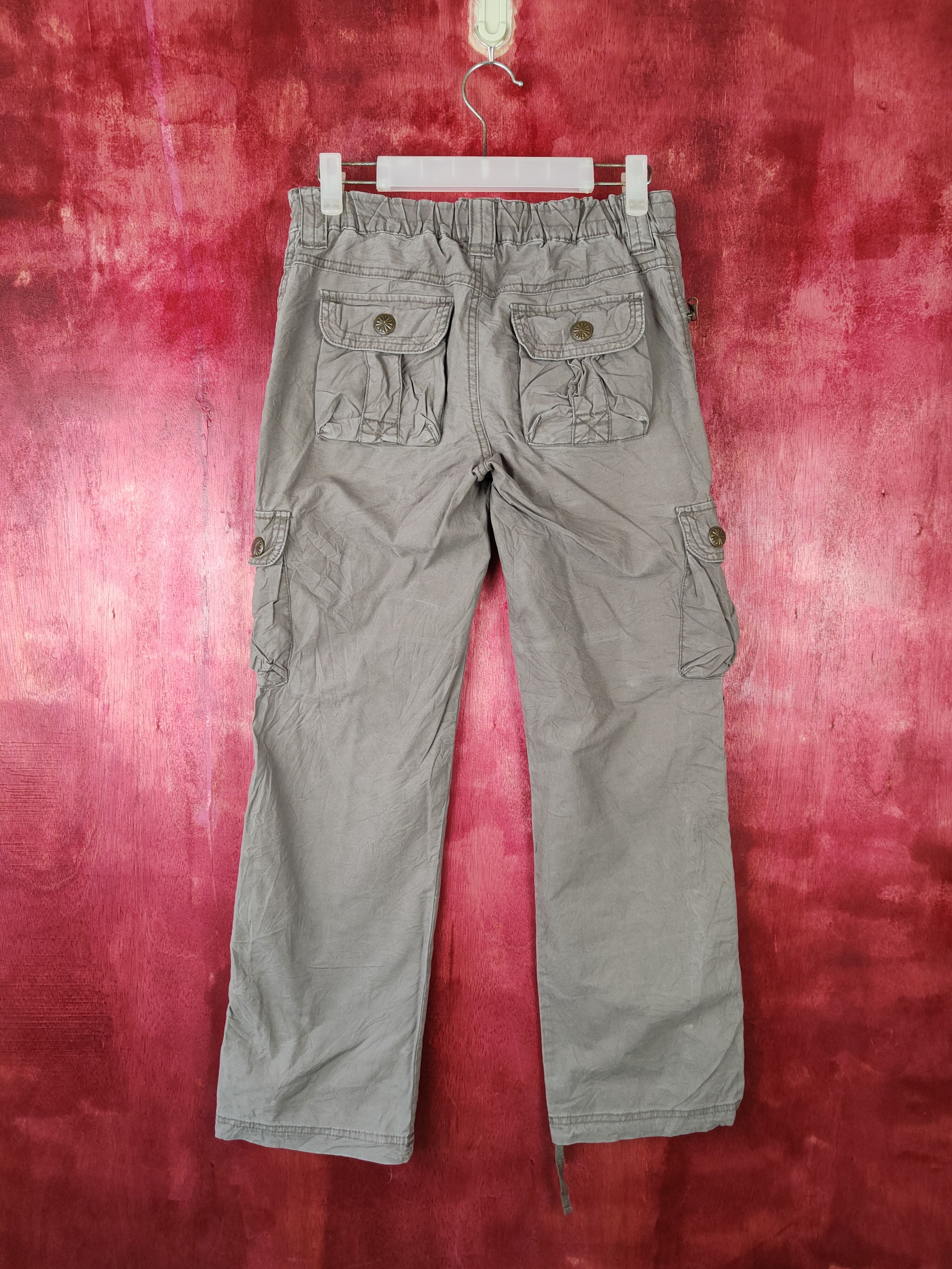 If Six Was Nine DL Japan utility Gray Multi Pocket Tactical Cargo Pant #S381 Size US 28 / EU 44 - 7 Thumbnail