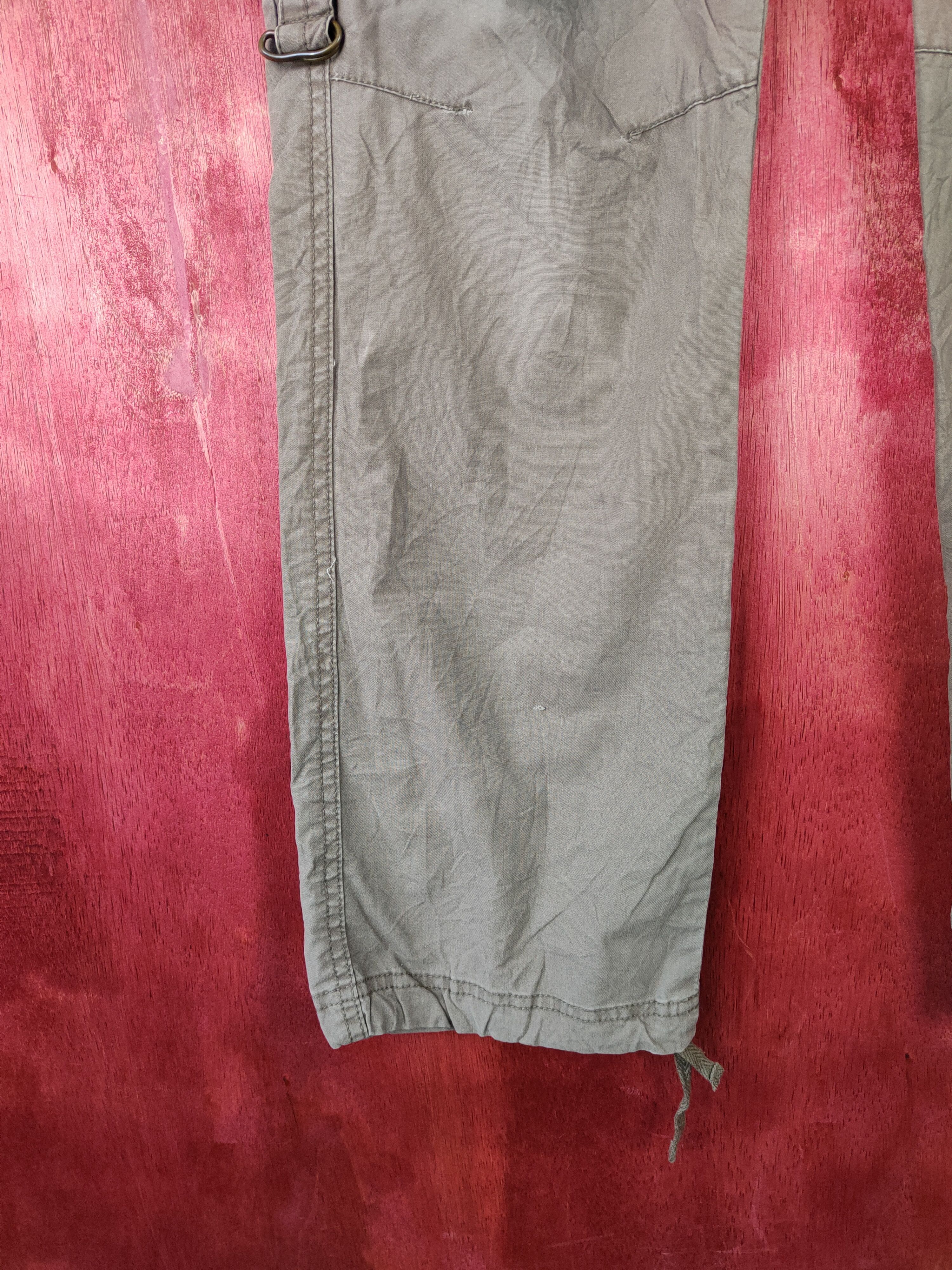 If Six Was Nine DL Japan utility Gray Multi Pocket Tactical Cargo Pant #S381 Size US 28 / EU 44 - 4 Thumbnail