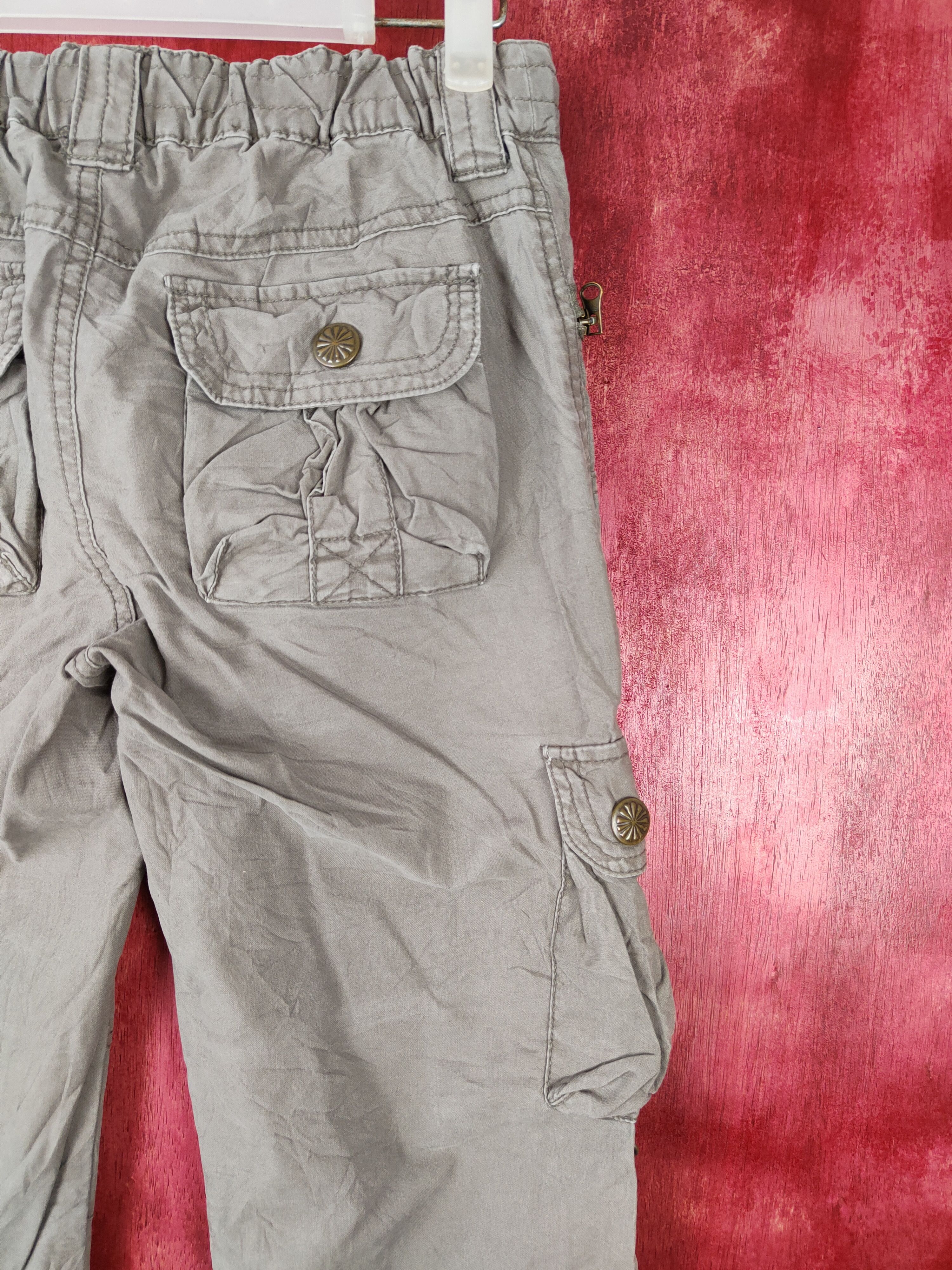 If Six Was Nine DL Japan utility Gray Multi Pocket Tactical Cargo Pant #S381 Size US 28 / EU 44 - 10 Thumbnail