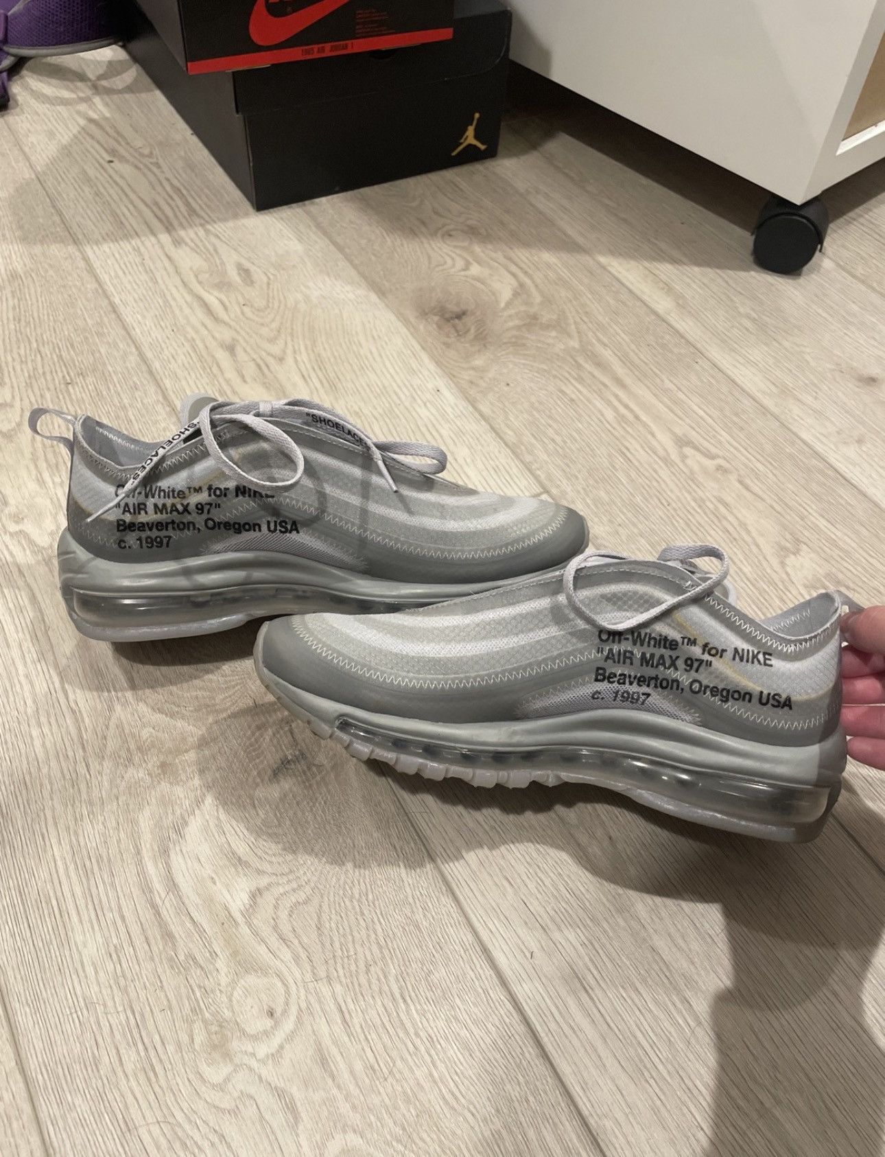 Nike × Off-White Off white air max 97 menta Size US 6 / EU 39 - 2 Thumbnail