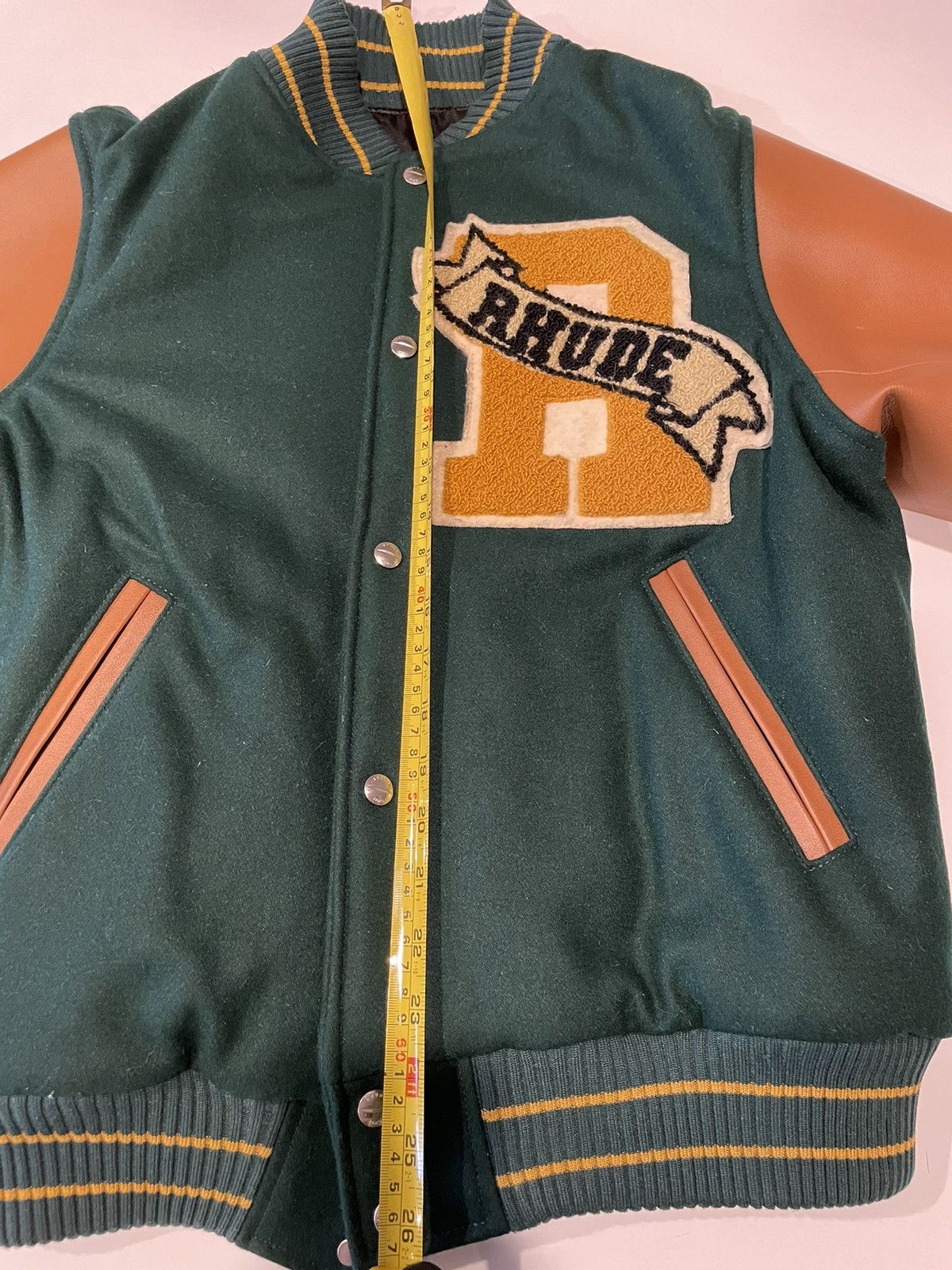 Rhude Rhude Chenille Varsity Jacket Size US S / EU 44-46 / 1 - 13 Thumbnail