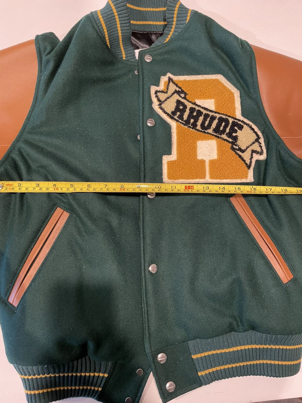 Rhude Rhude Chenille Varsity Jacket Size US S / EU 44-46 / 1 - 12 Thumbnail