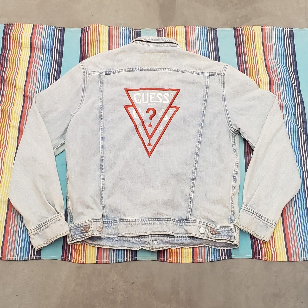 Guess Jeans X A$AP Rocky Tokyo Japan Embroidered Jean Jacket