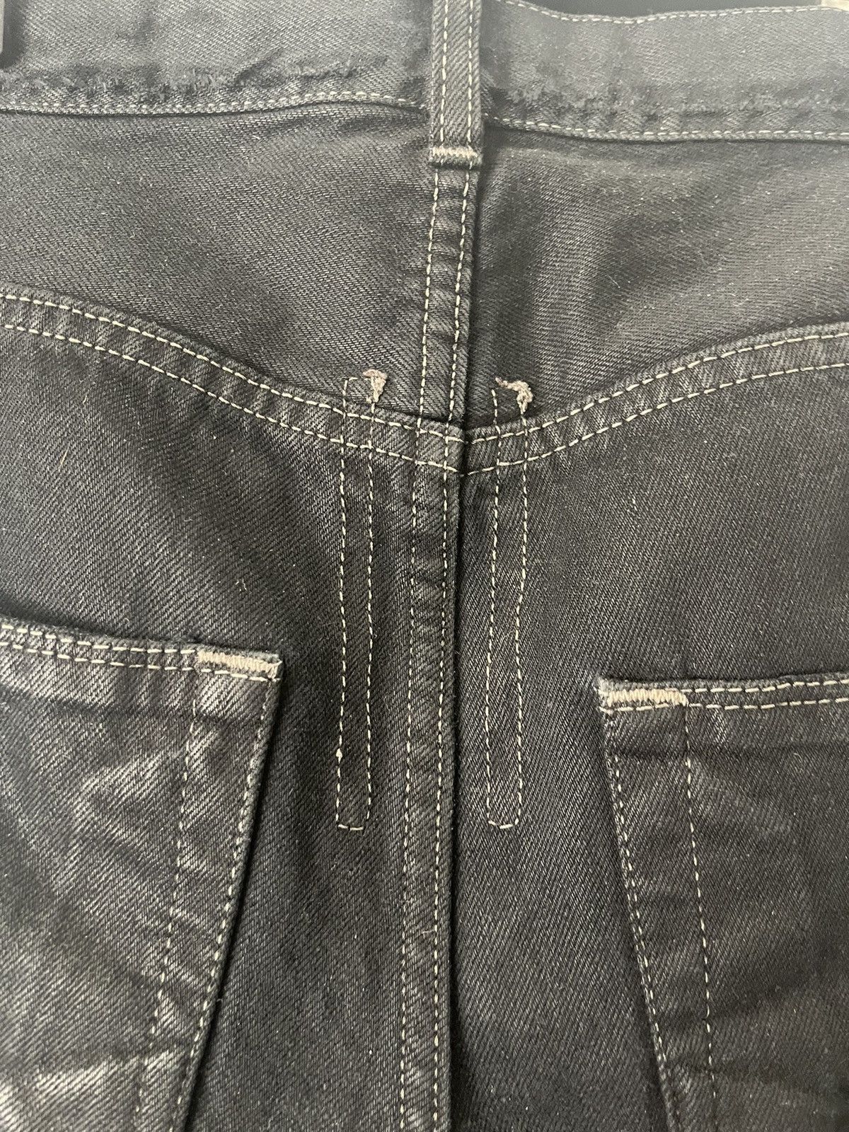 Rick Owens Rick Owens Detroit Cut Waxed Denim Size US 31 - 3 Thumbnail