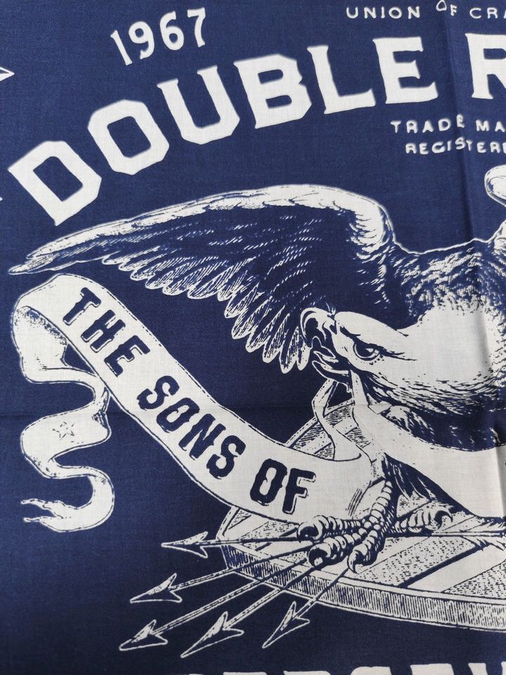 RRL Ralph Lauren Dead Stock Printed Bandana Scarf handkerchief Unisex Size ONE SIZE - 6 Thumbnail