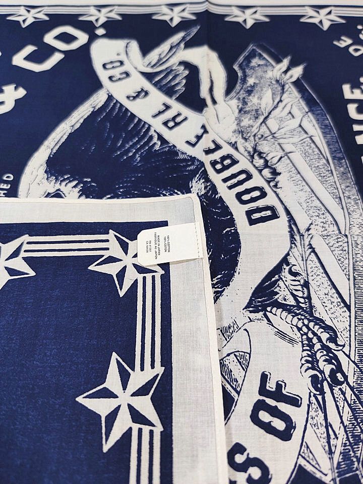 RRL Ralph Lauren Dead Stock Printed Bandana Scarf handkerchief Unisex Size ONE SIZE - 11 Thumbnail