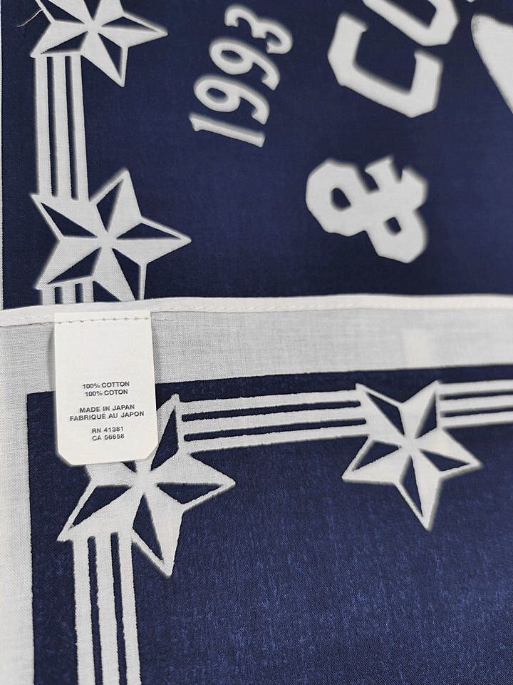 RRL Ralph Lauren Dead Stock Printed Bandana Scarf handkerchief Unisex Size ONE SIZE - 12 Thumbnail