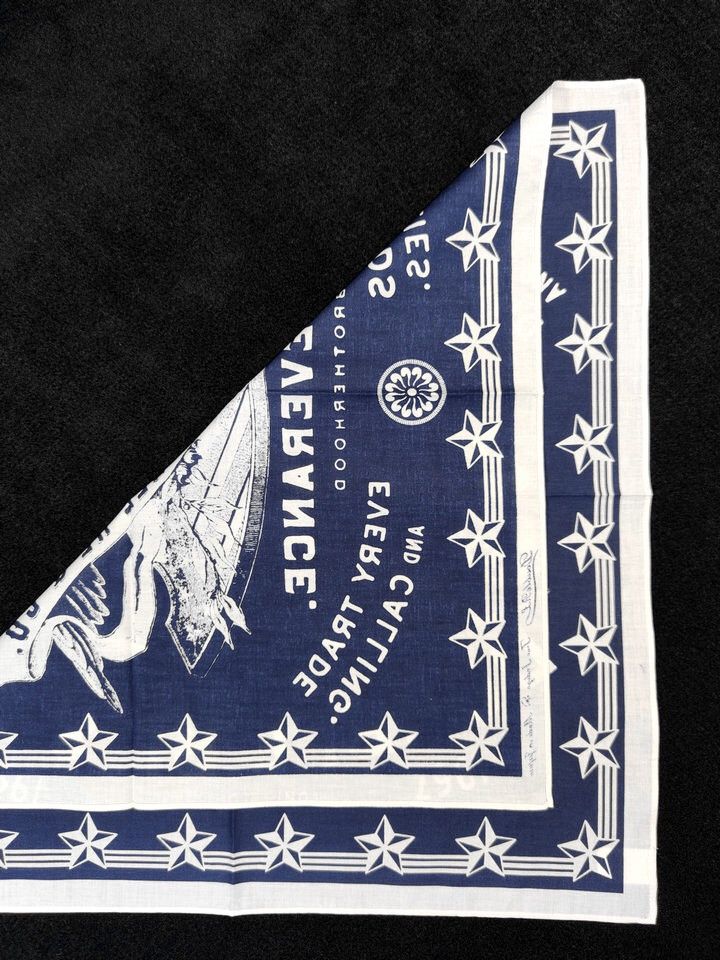 RRL Ralph Lauren Dead Stock Printed Bandana Scarf handkerchief Unisex Size ONE SIZE - 10 Thumbnail