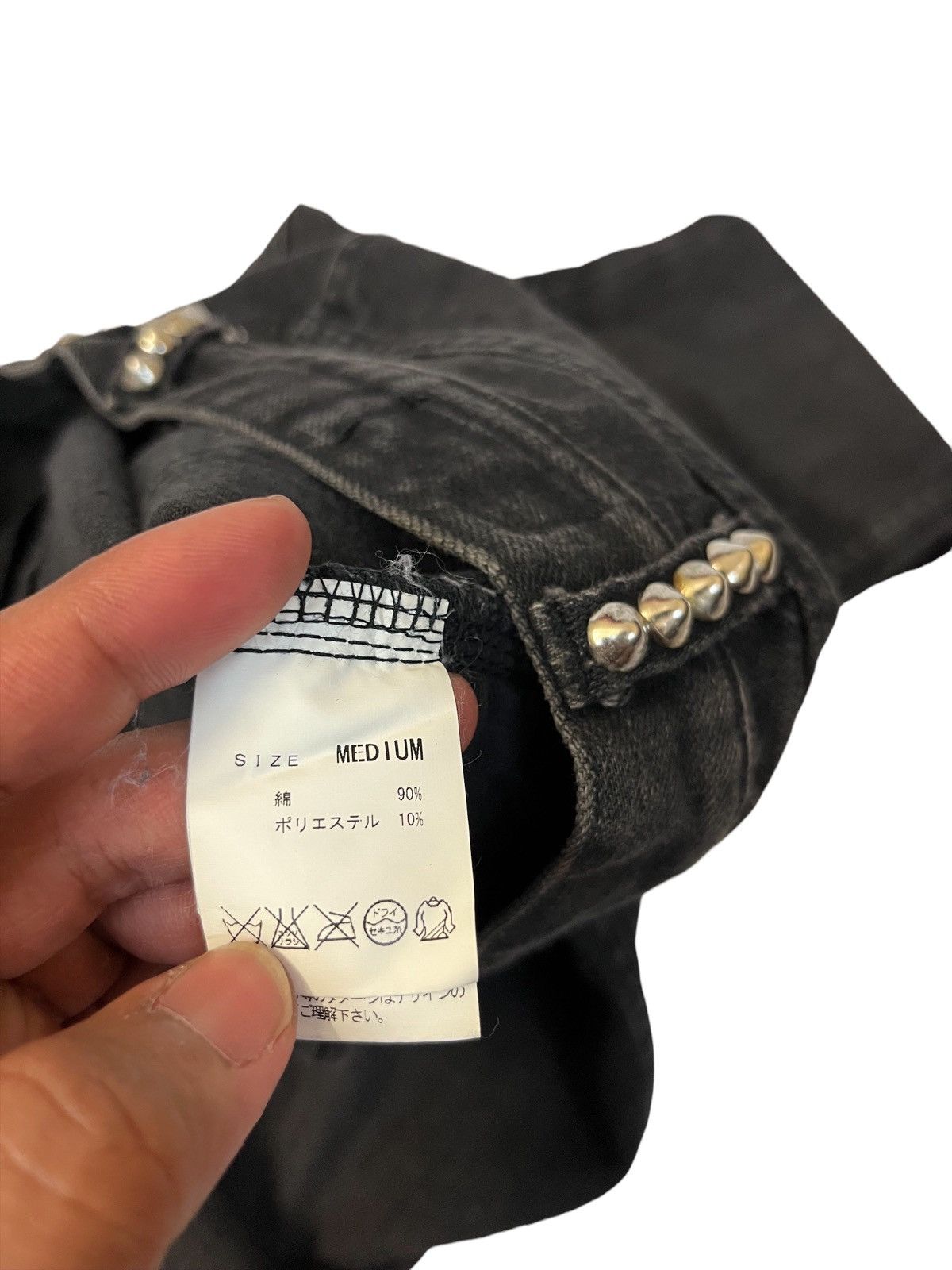 Japanese Brand Japanese Brand Z. Vargas Studded Jeans Punk Seditionaries Size US 31 - 10 Thumbnail