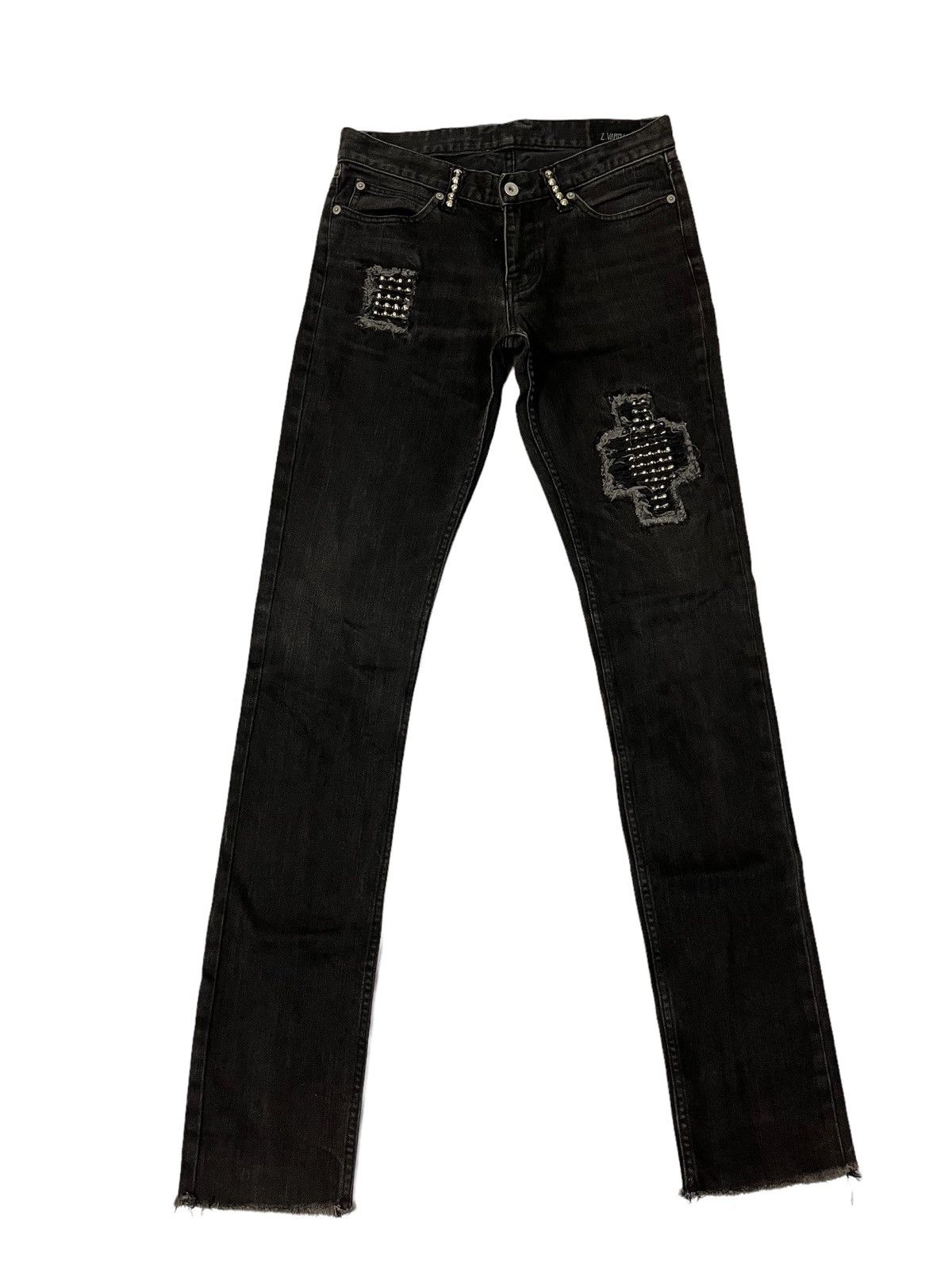 Japanese Brand Japanese Brand Z. Vargas Studded Jeans Punk Seditionaries Size US 31 - 1 Thumbnail