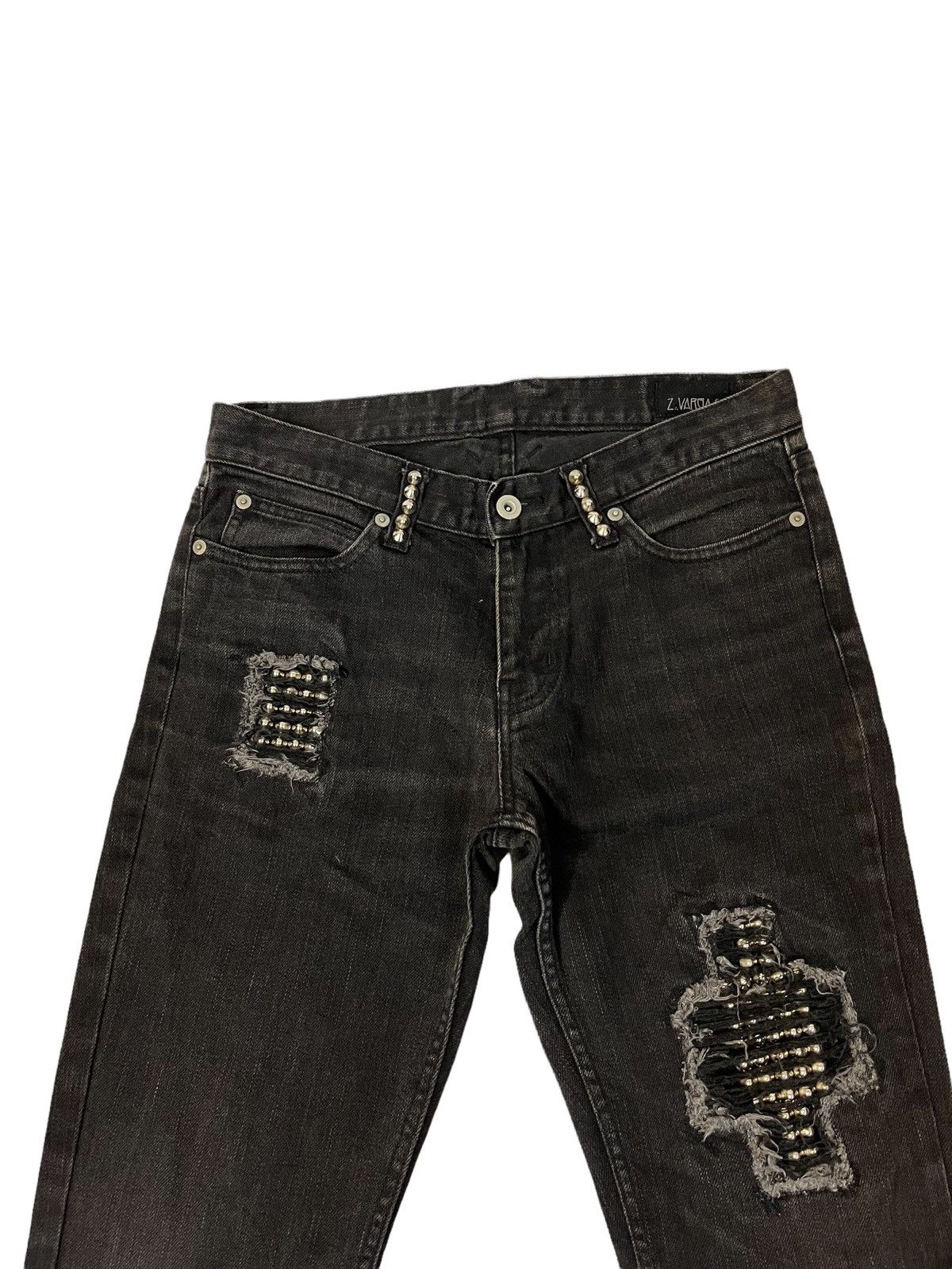 Japanese Brand Japanese Brand Z. Vargas Studded Jeans Punk Seditionaries Size US 31 - 3 Thumbnail