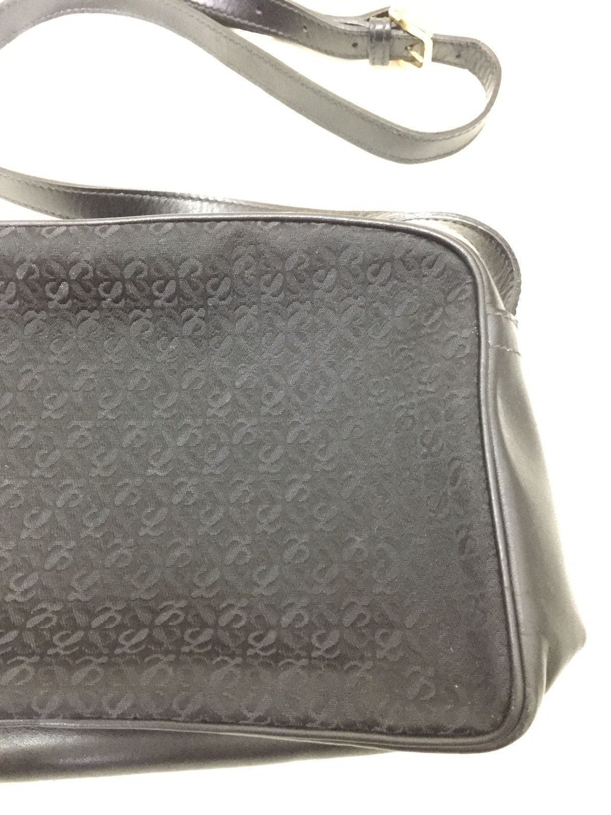 Vtg Loewe monogram sling bag