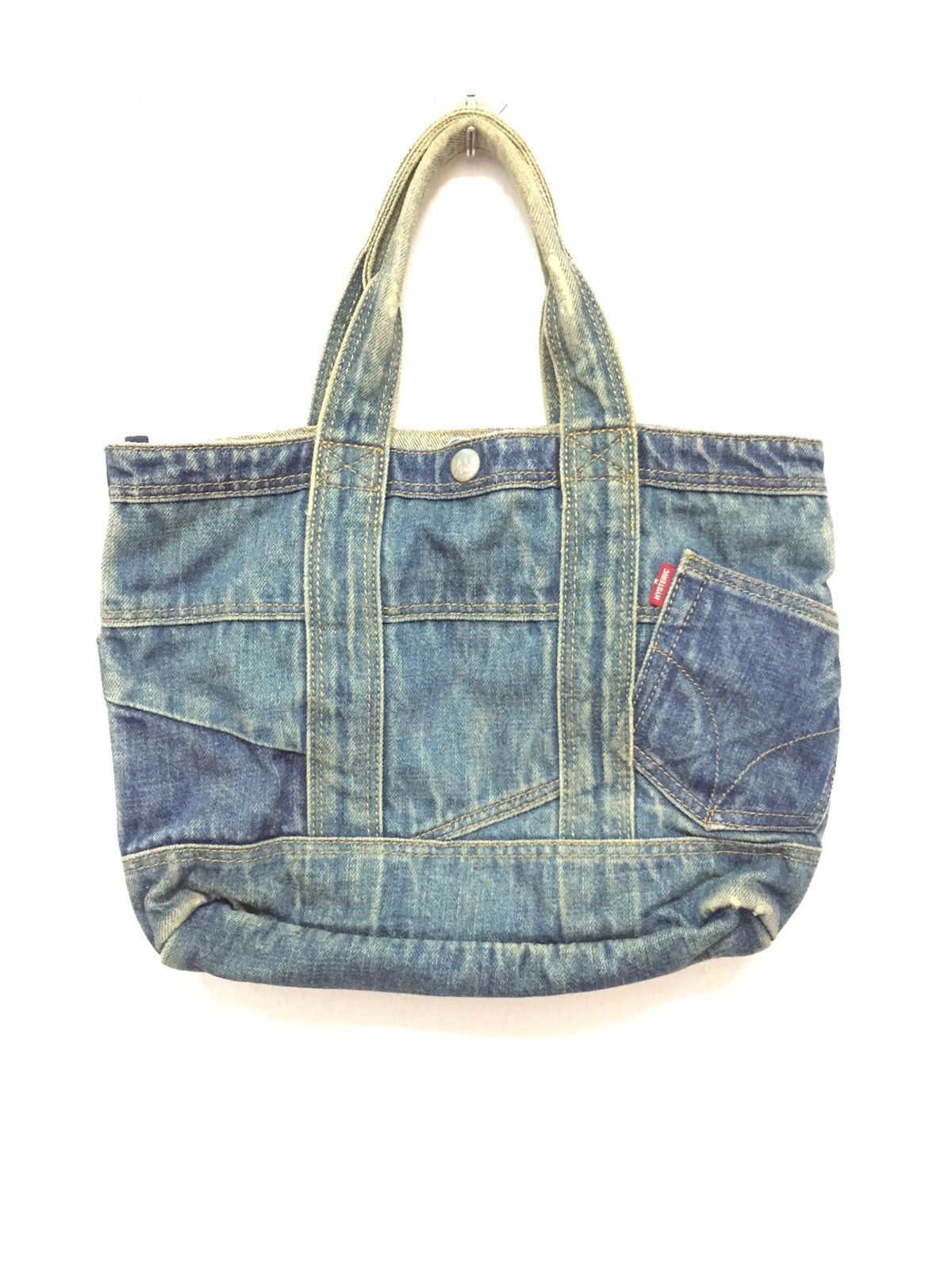 Hysteric Glamour RARE!! VINTAGE HYSTERIC DENIM MINI TOTE BAG Size ONE SIZE - 6 Thumbnail