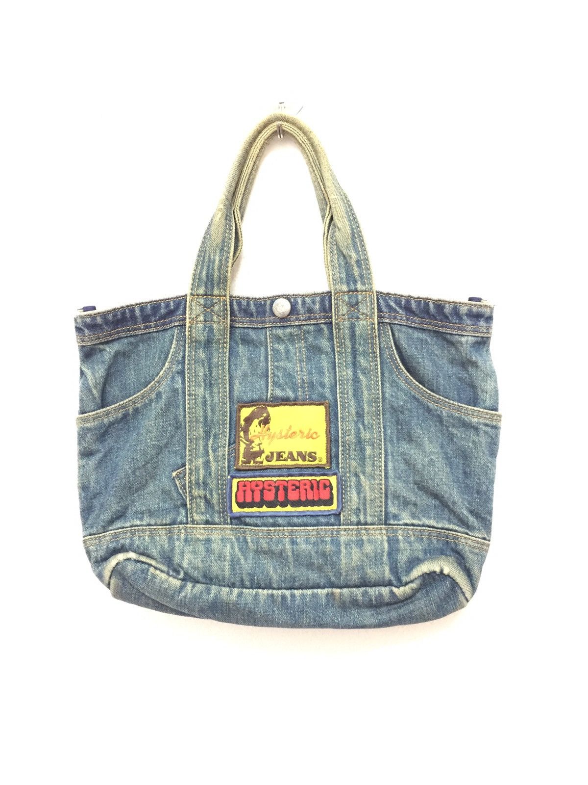 Hysteric Glamour RARE!! VINTAGE HYSTERIC DENIM MINI TOTE BAG Size ONE SIZE - 2 Thumbnail
