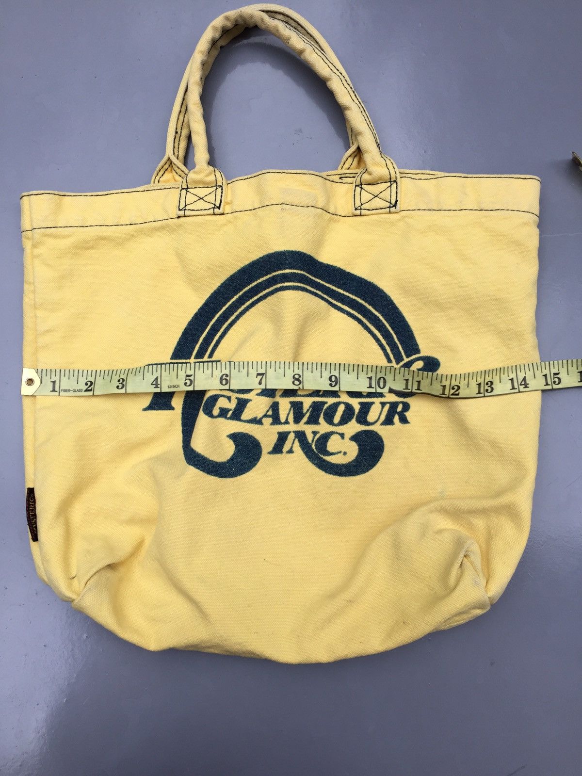 Hysteric Glamour 90s HG yellow canvas tote bag Size ONE SIZE - 14 Thumbnail
