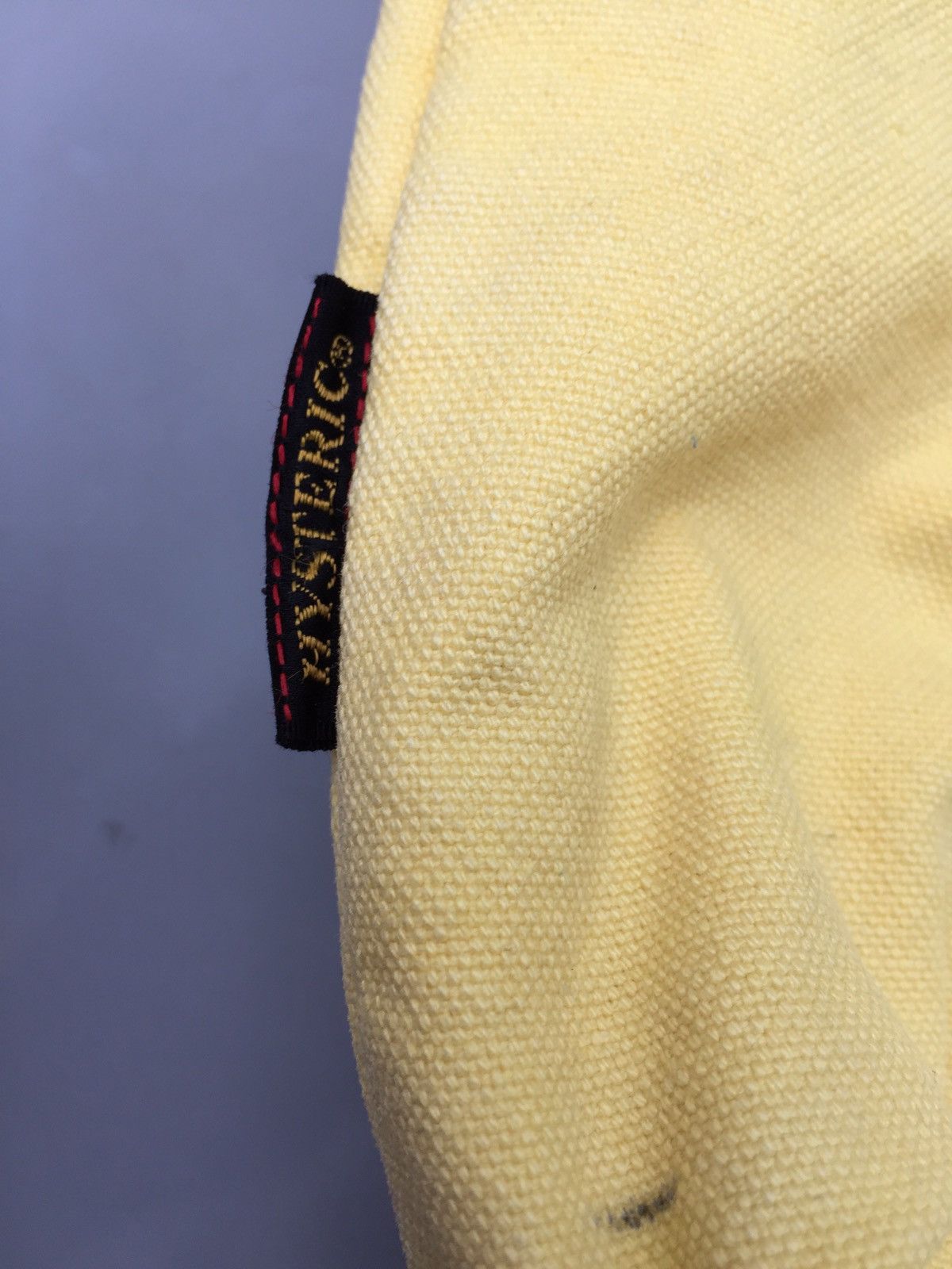 Hysteric Glamour 90s HG yellow canvas tote bag Size ONE SIZE - 10 Thumbnail