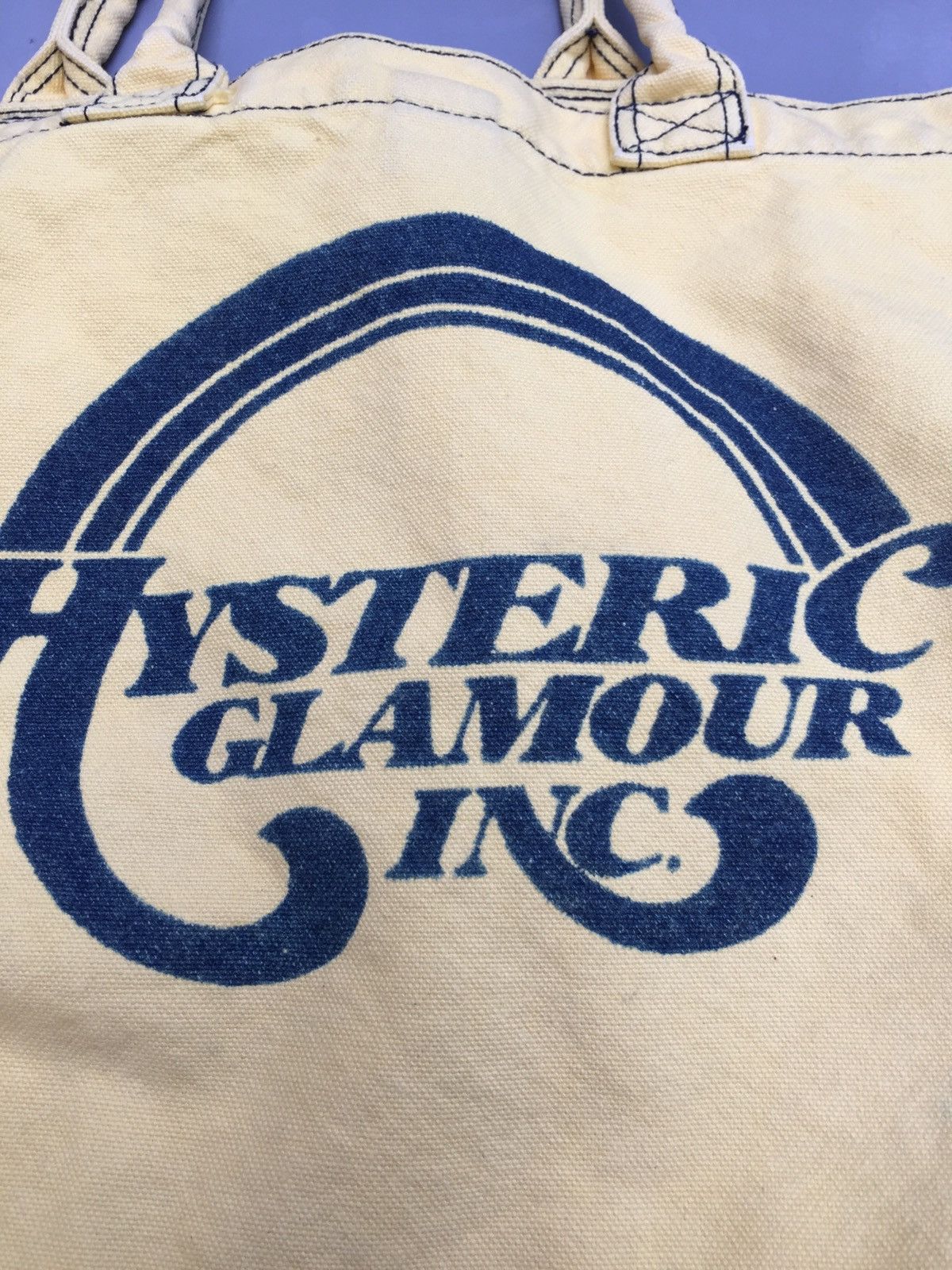 Hysteric Glamour 90s HG yellow canvas tote bag Size ONE SIZE - 5 Thumbnail