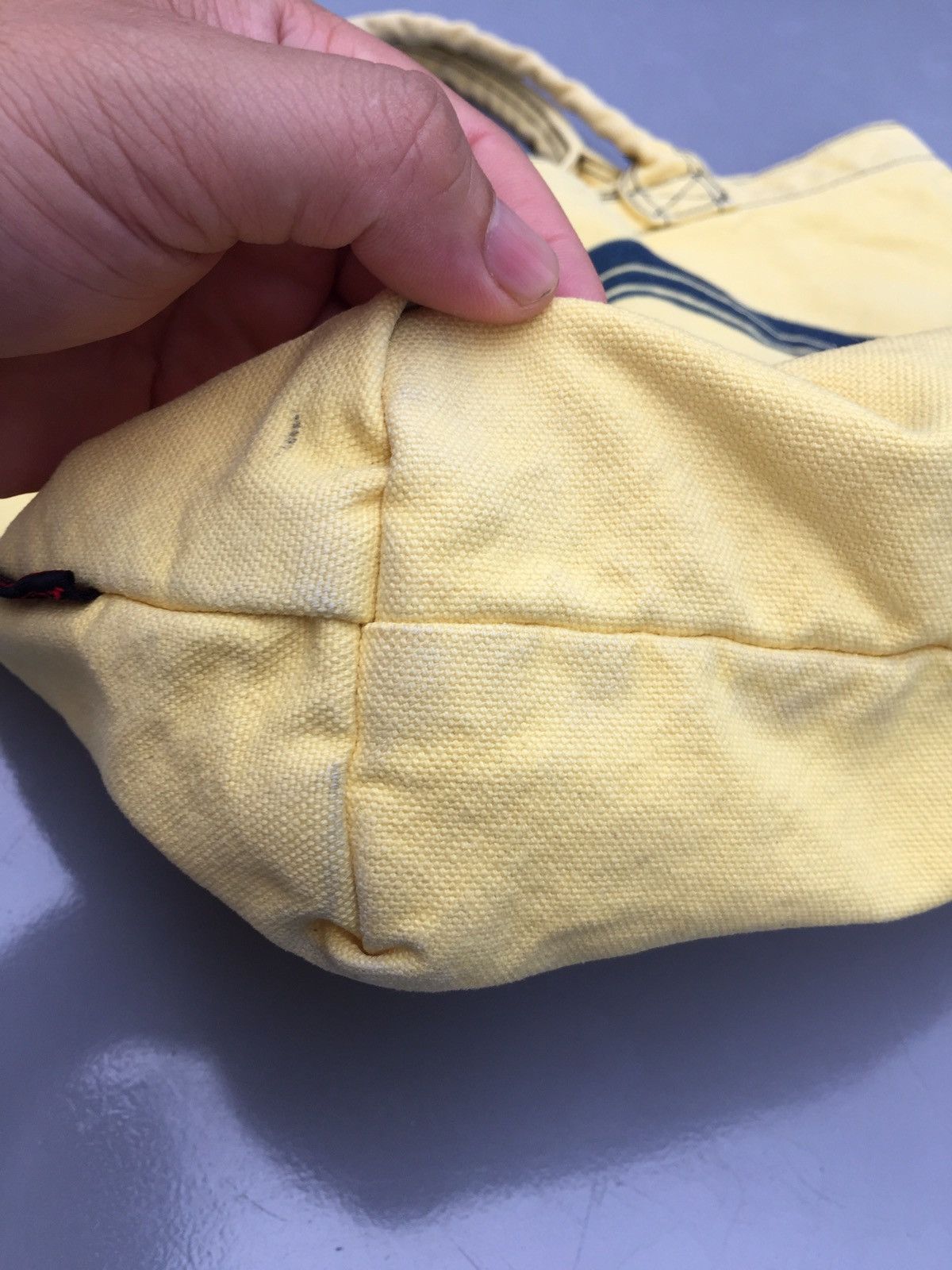 Hysteric Glamour 90s HG yellow canvas tote bag Size ONE SIZE - 11 Thumbnail