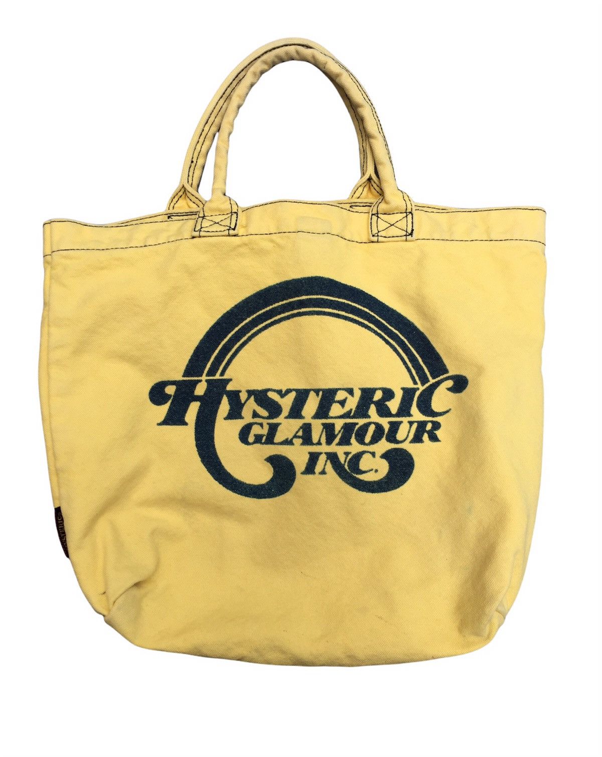 Hysteric Glamour 90s HG yellow canvas tote bag Size ONE SIZE - 1 Thumbnail