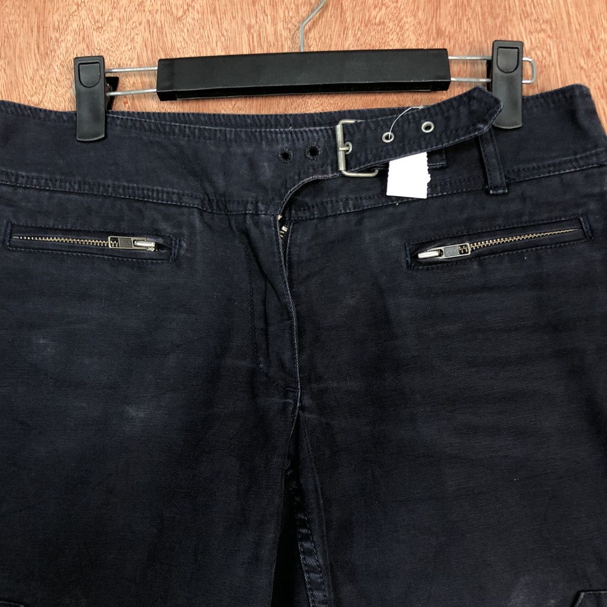 Japanese Brand DL Black Witch multipocket utility Cargo Pants Black #1475 Size 27" / US 4 / IT 40 - 5 Thumbnail