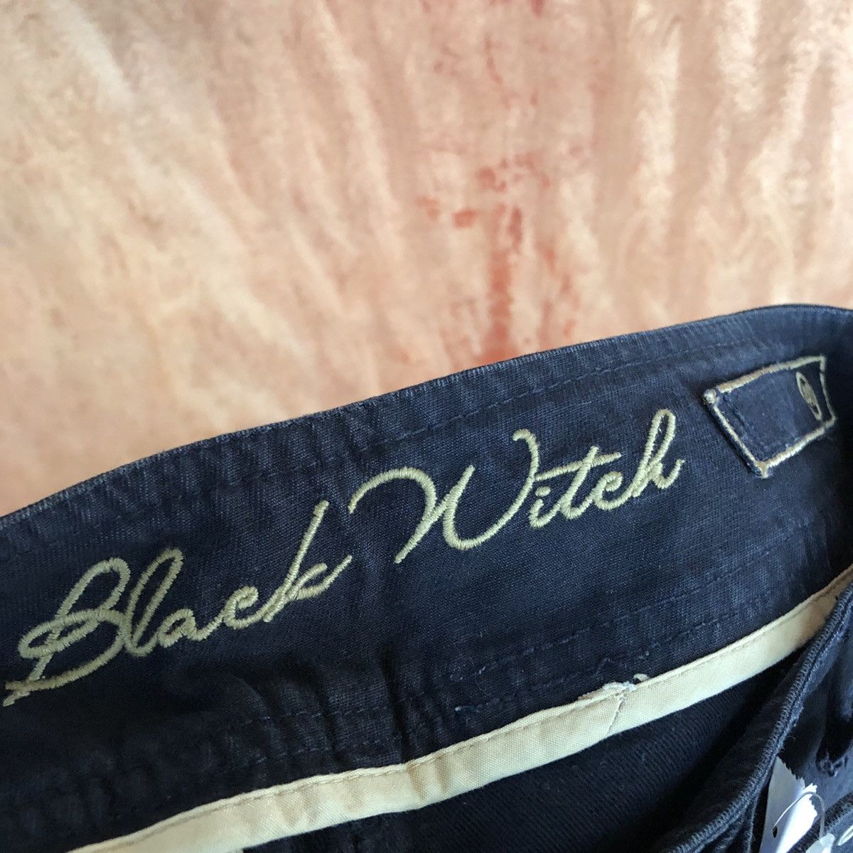 Japanese Brand DL Black Witch multipocket utility Cargo Pants Black #1475 Size 27" / US 4 / IT 40 - 14 Thumbnail