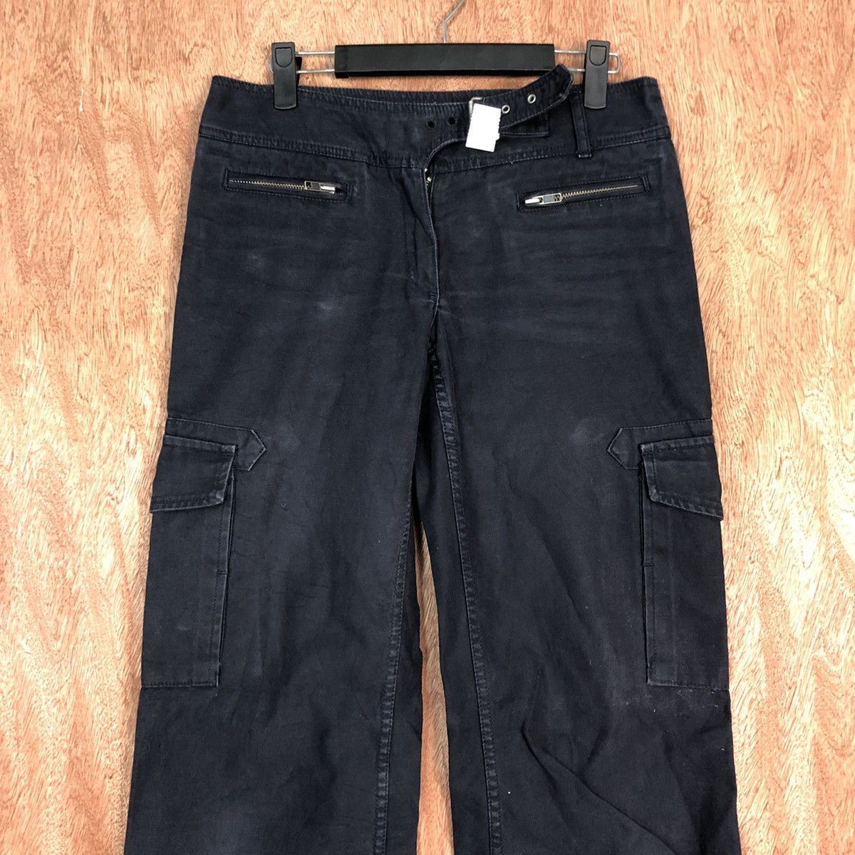 Japanese Brand DL Black Witch multipocket utility Cargo Pants Black #1475 Size 27" / US 4 / IT 40 - 1 Thumbnail