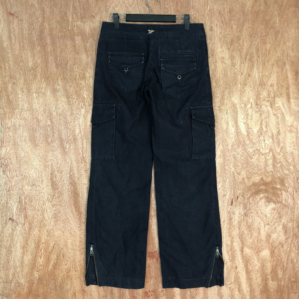 Japanese Brand DL Black Witch multipocket utility Cargo Pants Black #1475 Size 27" / US 4 / IT 40 - 7 Thumbnail