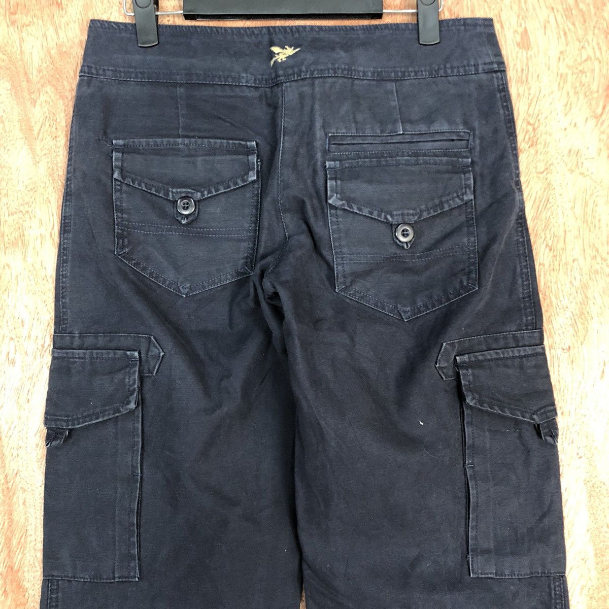 Japanese Brand DL Black Witch multipocket utility Cargo Pants Black #1475 Size 27" / US 4 / IT 40 - 10 Thumbnail