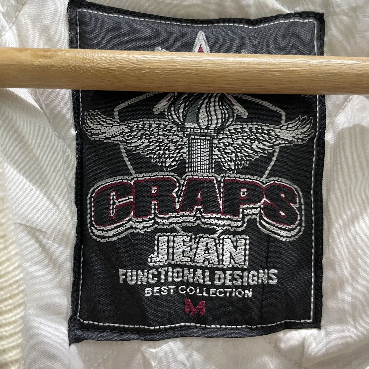 Japanese Brand 💥 CRAPS JEAN VARSITY JACKET SNAP BUTTON Size US M / EU 48-50 / 2 - 7 Thumbnail