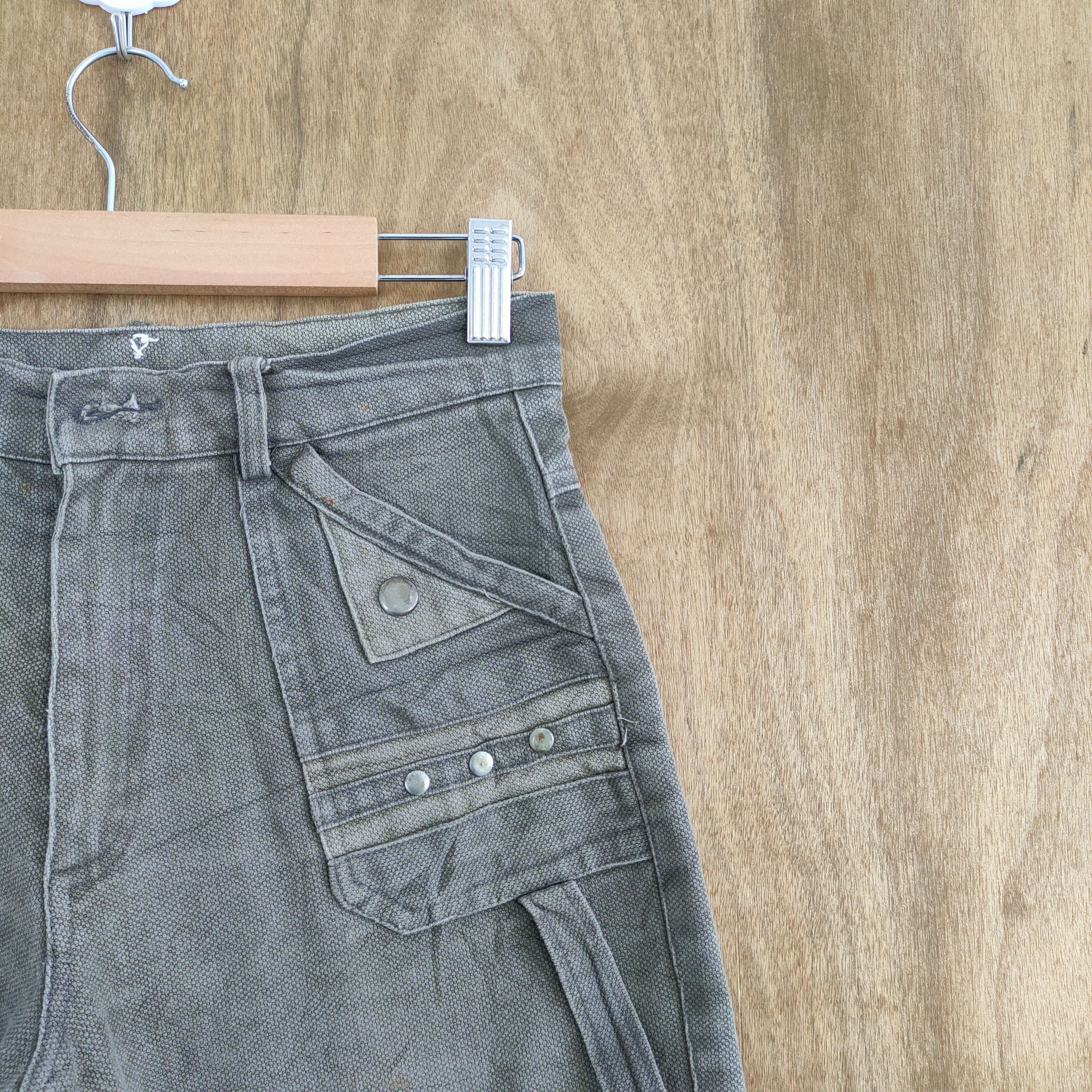 Japanese Brand JAPANESE VINTAGE FADED 3D POCKET CARGO PANTS Size US 26 / EU 42 - 7 Thumbnail