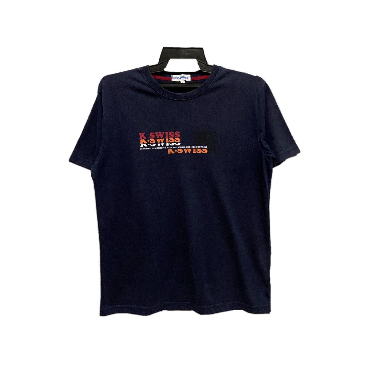 K-Swiss Vintage K Swiss t shirt spellout size L Size US L / EU 52-54 / 3 - 1 Thumbnail