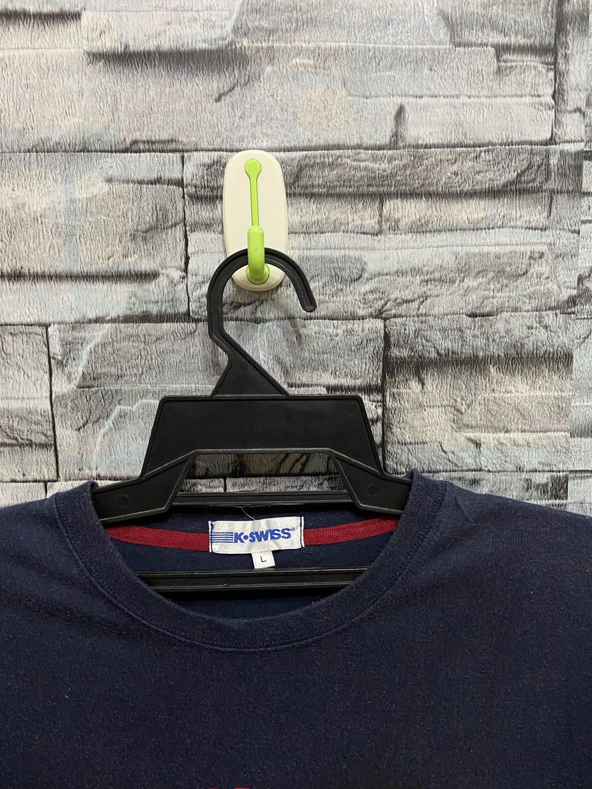 K-Swiss Vintage K Swiss t shirt spellout size L Size US L / EU 52-54 / 3 - 4 Thumbnail
