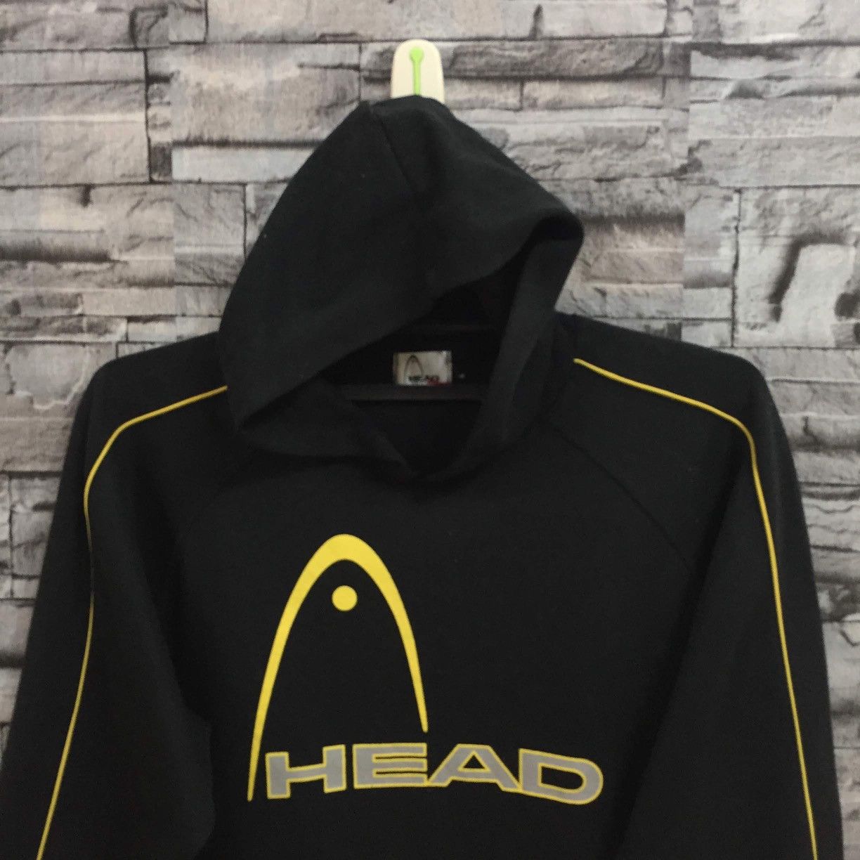 Vintage Vintage Head Hoodie big logo surfwear size 160 fit M Size US M / EU 48-50 / 2 - 2 Thumbnail