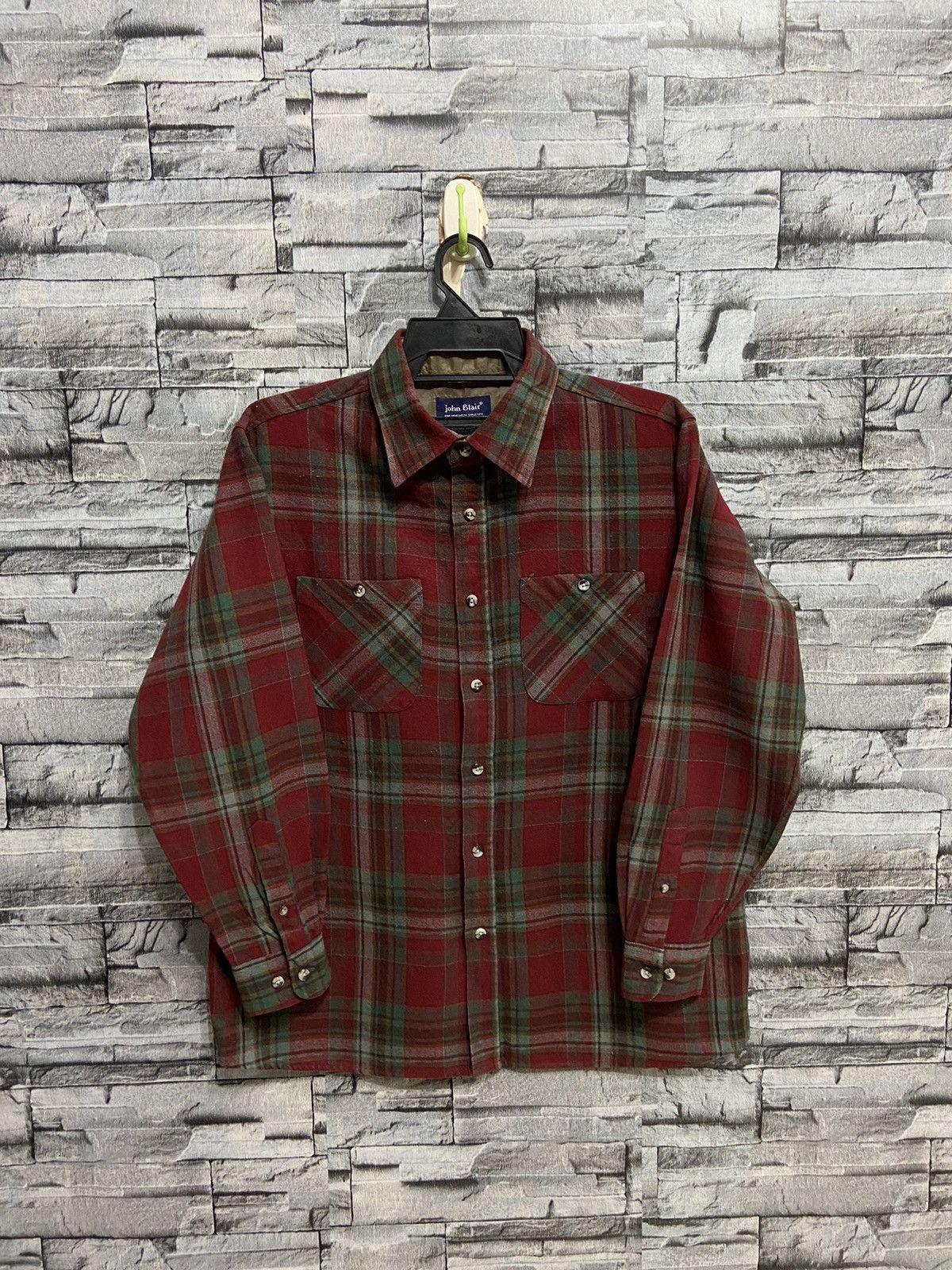 John Blair Classic Flannel Shirt - Blair