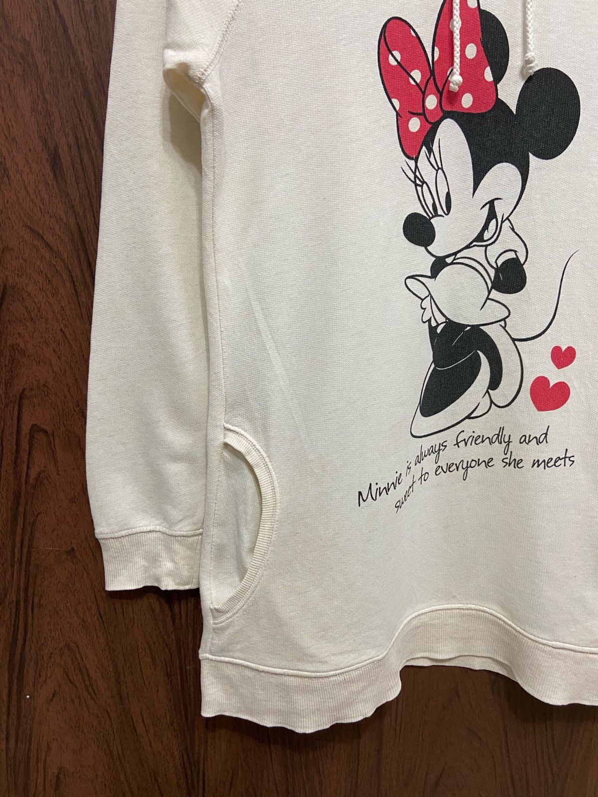 Disney Vintage Minnie Mouse Hoodie big design cartoon Size M / US 6-8 / IT 42-44 - 4 Thumbnail