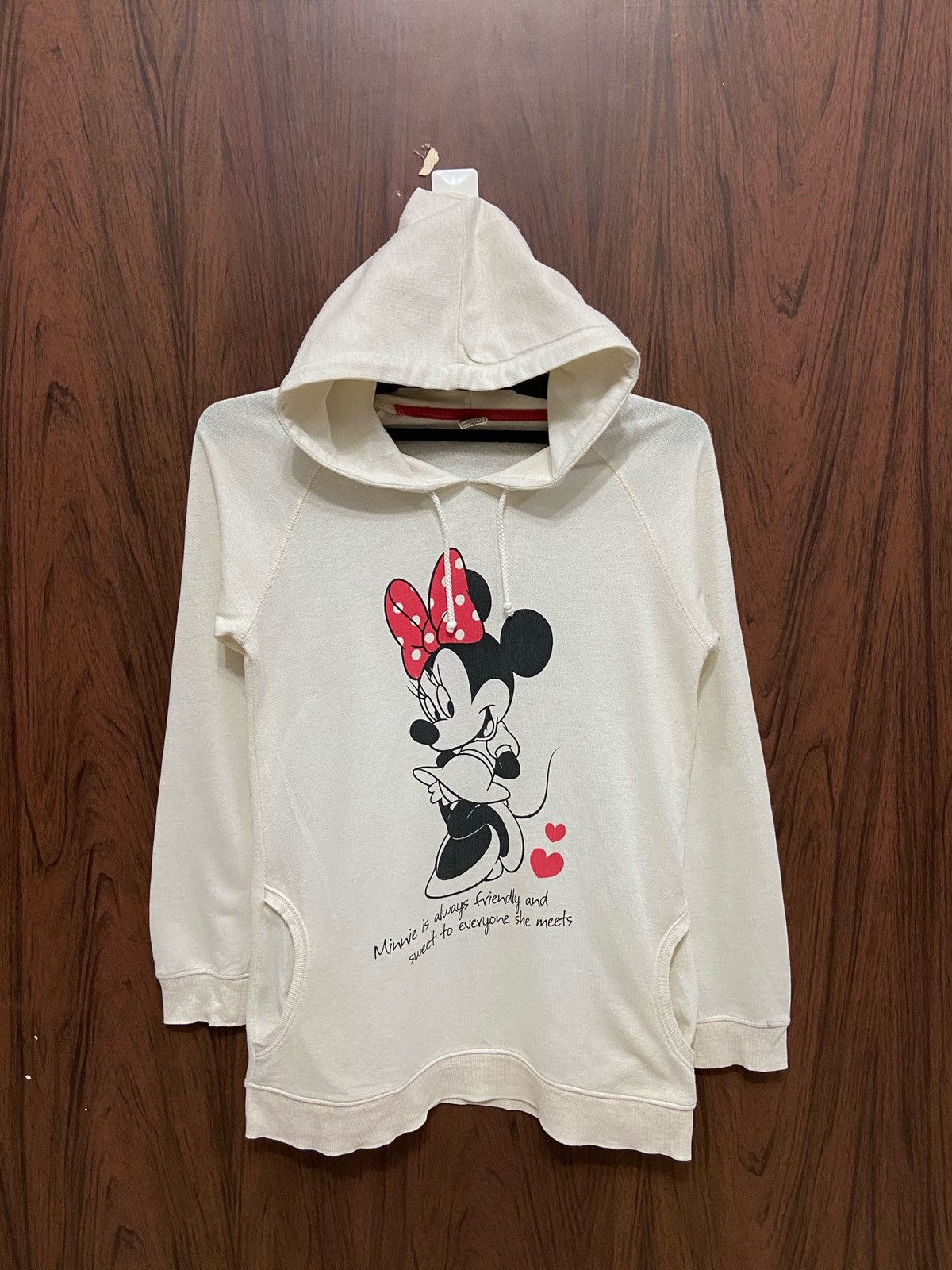 Disney Vintage Minnie Mouse Hoodie big design cartoon Size M / US 6-8 / IT 42-44 - 1 Thumbnail
