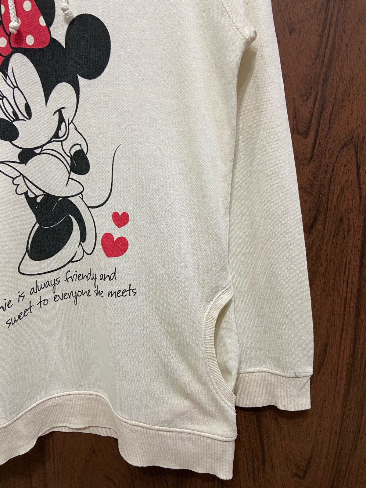 Disney Vintage Minnie Mouse Hoodie big design cartoon Size M / US 6-8 / IT 42-44 - 5 Thumbnail