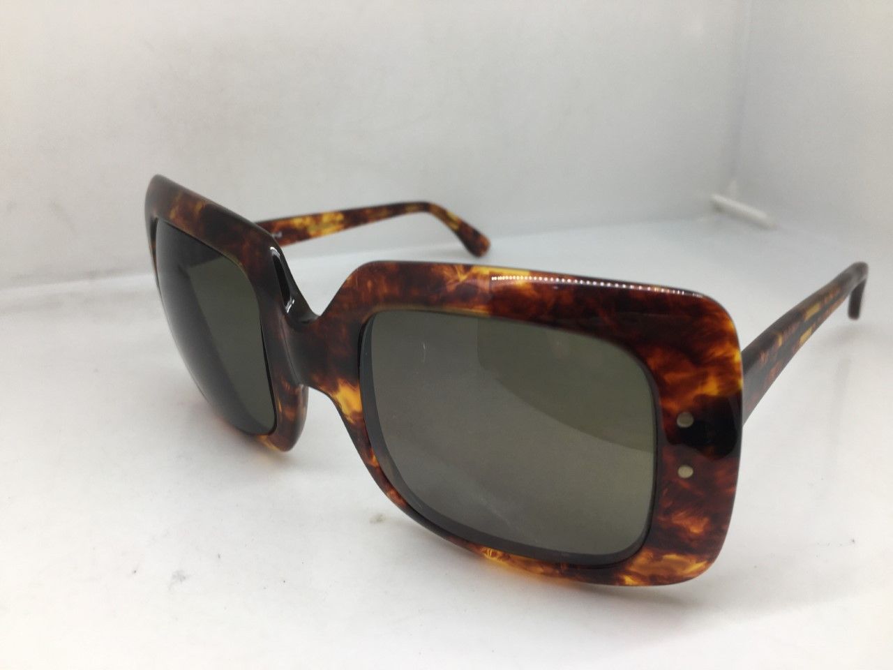 Vintage '80s MOD ERIC JEAN PARIS RUNWAY SHOW TORTOISE SUNGLASSES Size ONE SIZE - 2 Thumbnail