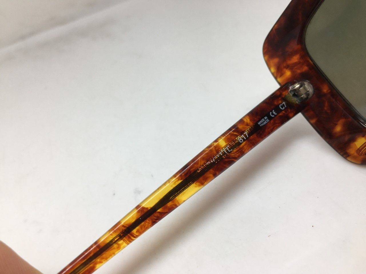 Vintage '80s MOD ERIC JEAN PARIS RUNWAY SHOW TORTOISE SUNGLASSES Size ONE SIZE - 6 Thumbnail