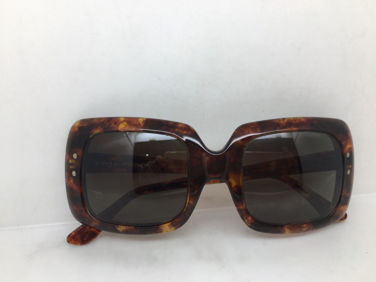 Vintage '80s MOD ERIC JEAN PARIS RUNWAY SHOW TORTOISE SUNGLASSES Size ONE SIZE - 5 Thumbnail