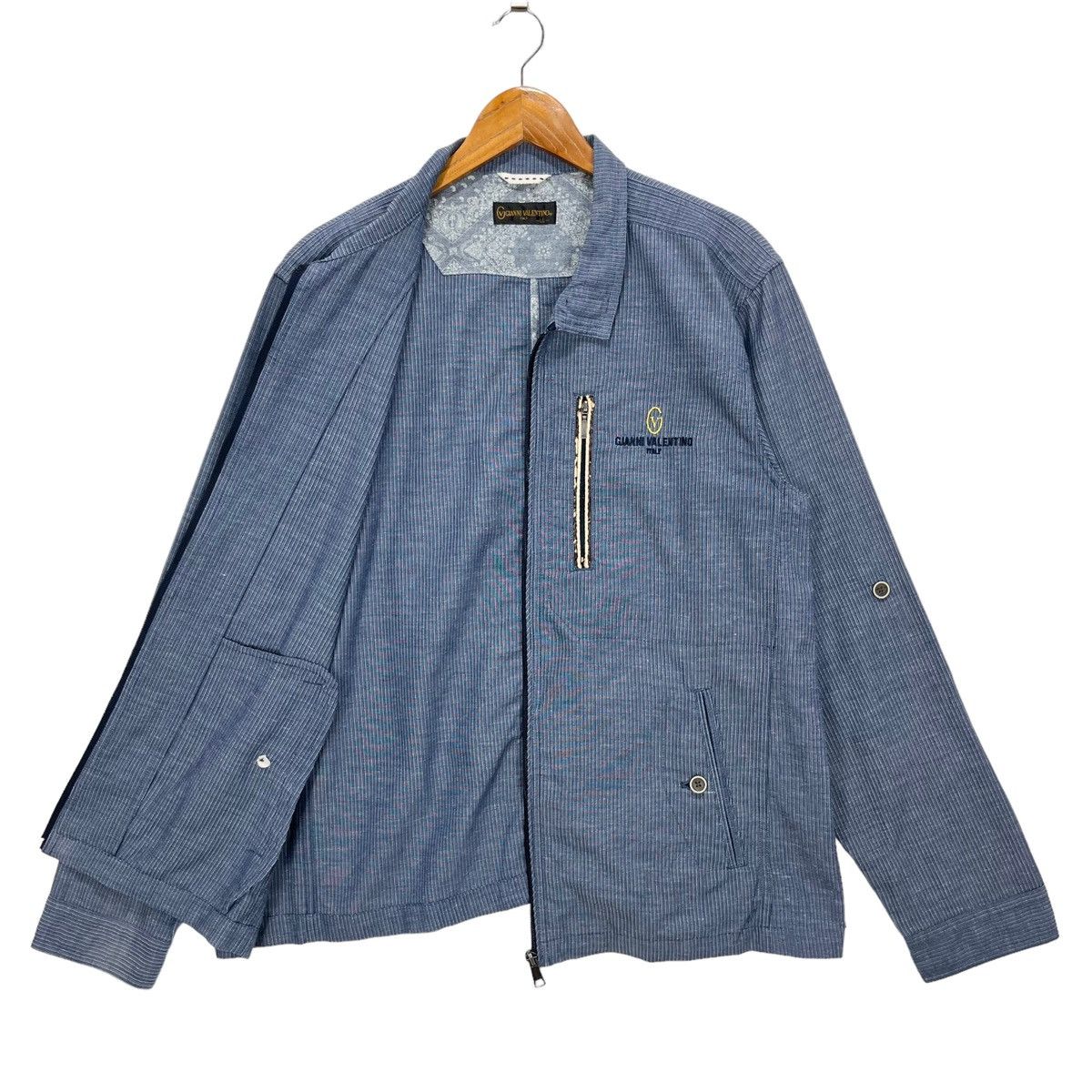 Vintage Gianni Valentino Italian Designer Light Jacket