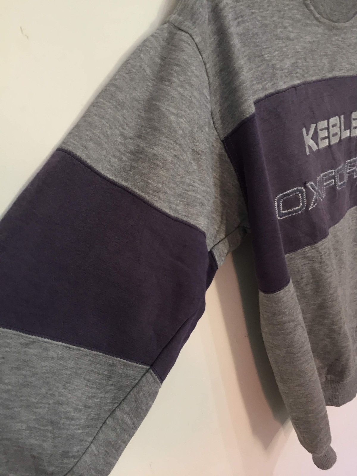 Vintage Vintage KEBLE OXFORD ENGLAND sweatshirt embroidered fit L Size US L / EU 52-54 / 3 - 5 Thumbnail