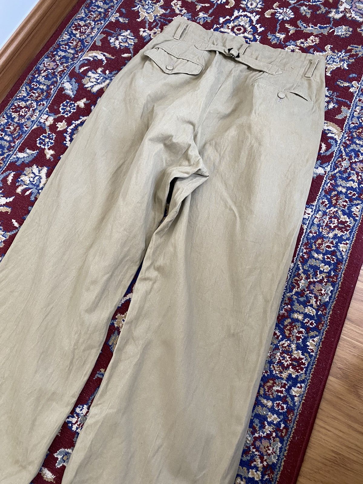 Yohji Yamamoto Vintage Yohji Y’s Bis Buckle Back Wide Pants Size US 28 / EU 44 - 9 Thumbnail