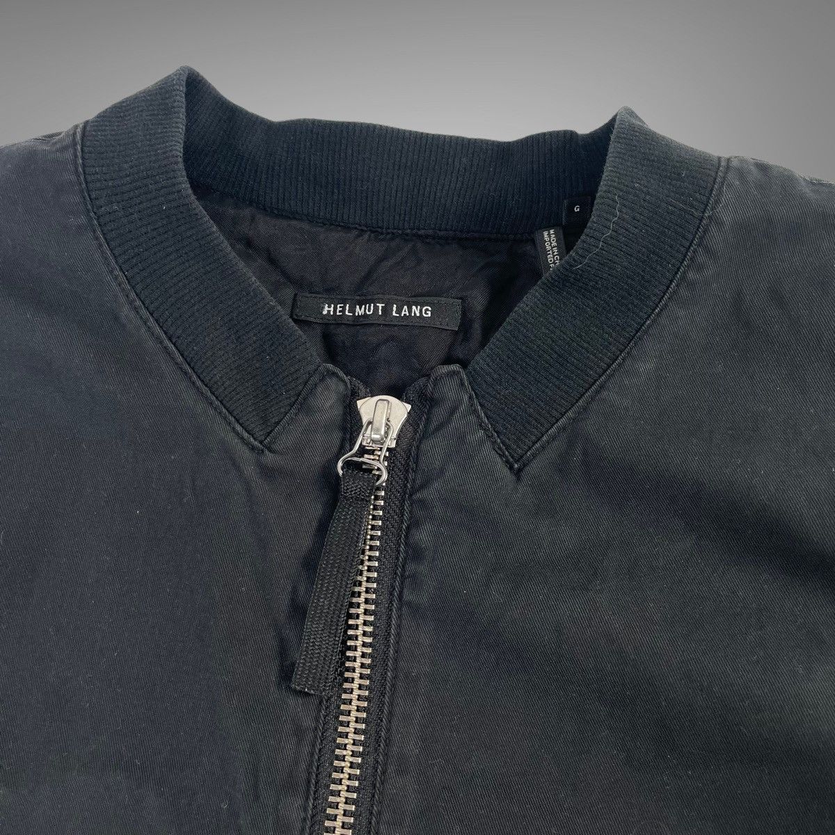 Helmut Lang Helmut lang zip up bomber jacket Size US L / EU 52-54 / 3 - 3 Thumbnail
