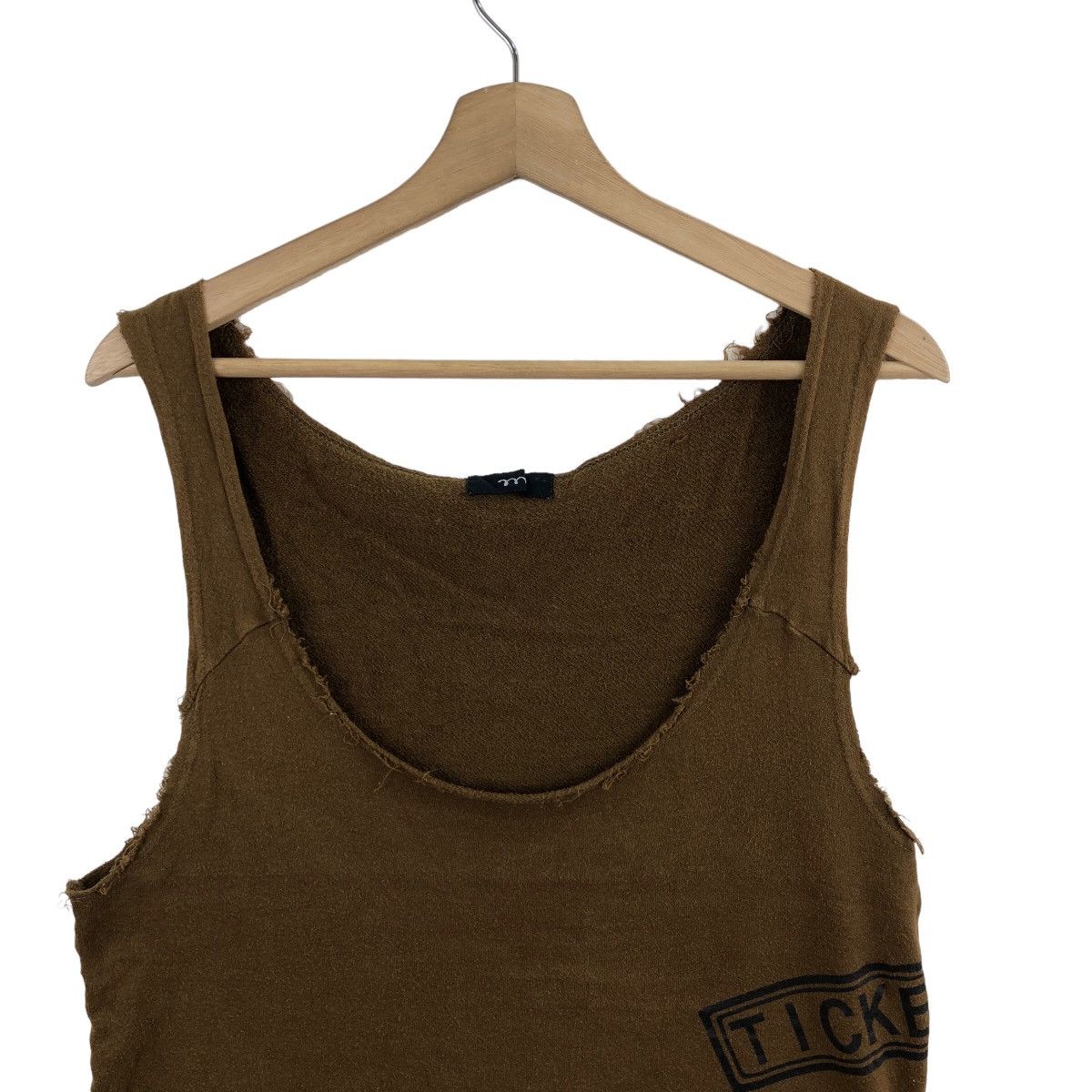 Japanese Brand MARBLE INC Tank Top Big Logo Ticket Size US S / EU 44-46 / 1 - 2 Thumbnail