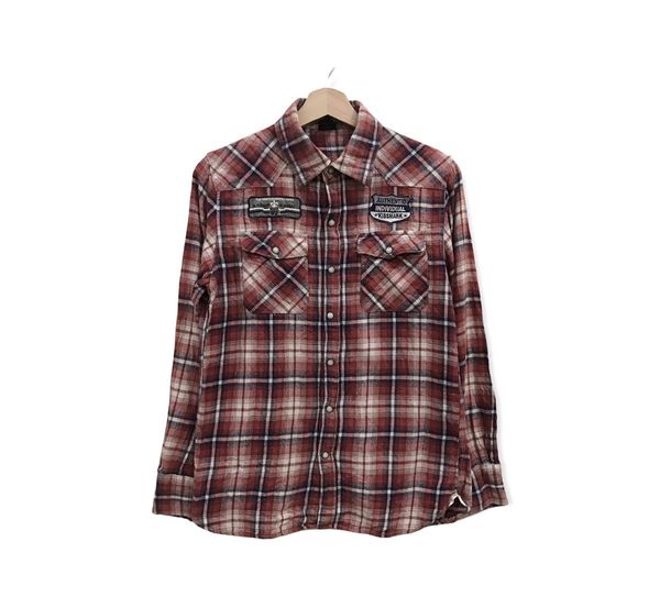 Japanese Brand Japanese Brand Kissmark Plaid Tartan Flannel Shirt | Grailed