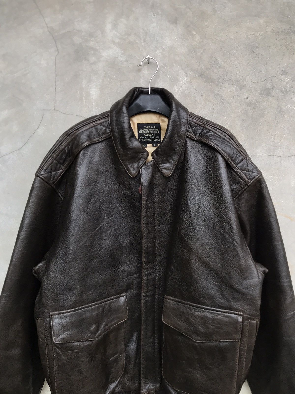 Vintage Avirex Type A2 leather jacket Leather Jackets