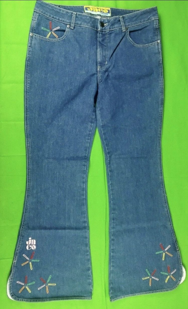 JNCO Jnco Chimes RARE Bell Bottom jeans - size 17 Size 40" / US 18 - 1 Thumbnail